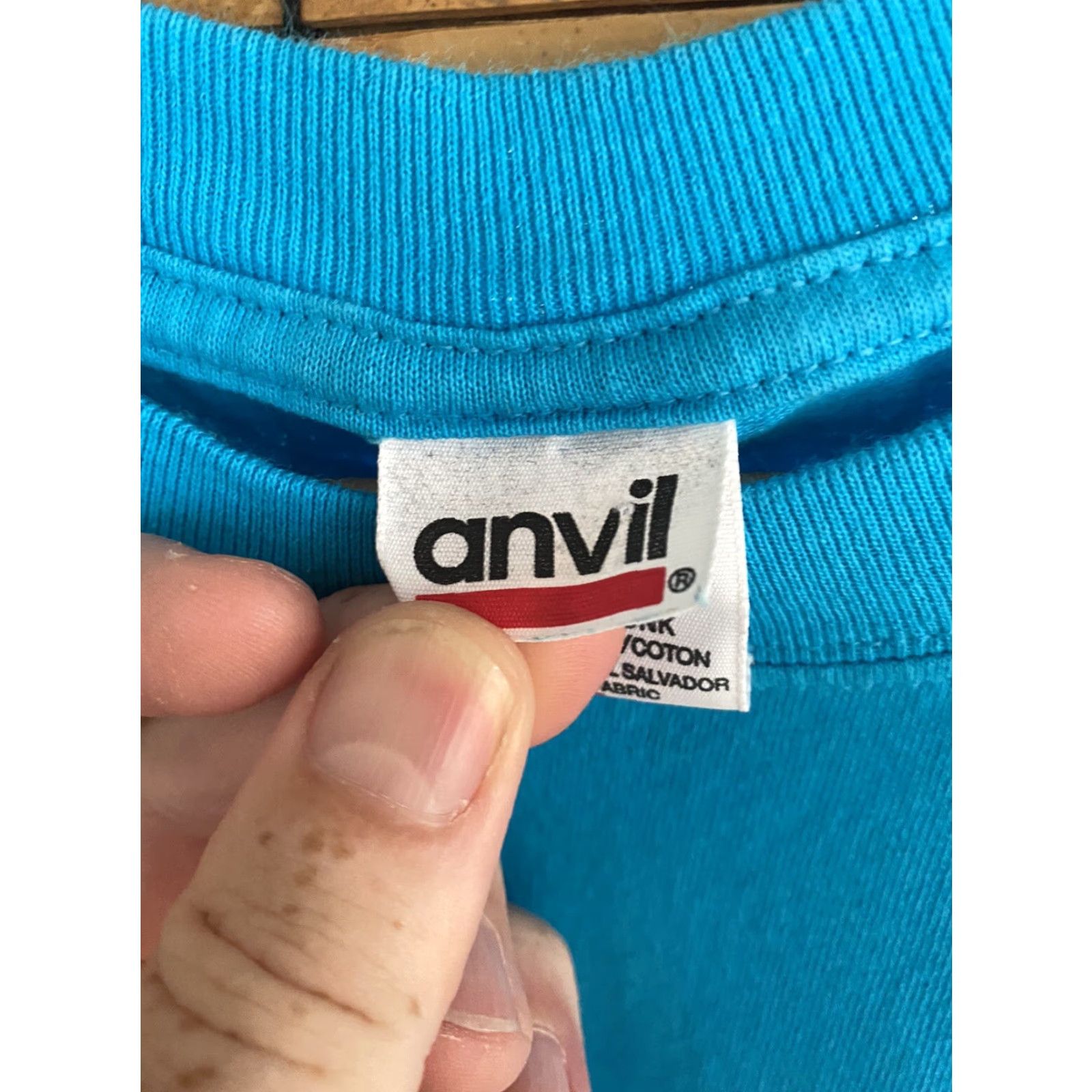 Anvil VINTAGE 2003 Pops On Nantucket Volunteer Shirt Teal Blue XL Boston Concert T-Shirt Men Short Sleeve Crew Neck Cotton Size US XL / EU 56 / 4 - 5 Thumbnail