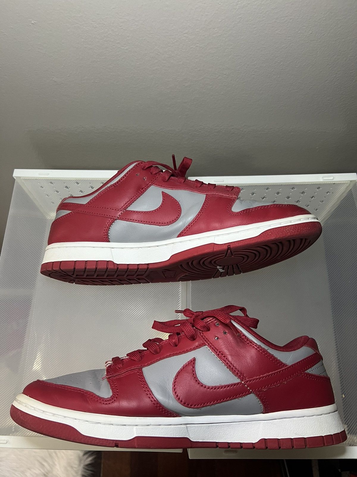 Nike Nike Dunk Low UNLV SP 2021 Nike Air Red Gray Men Size 10 Size US 10 / EU 43 - 3 Thumbnail