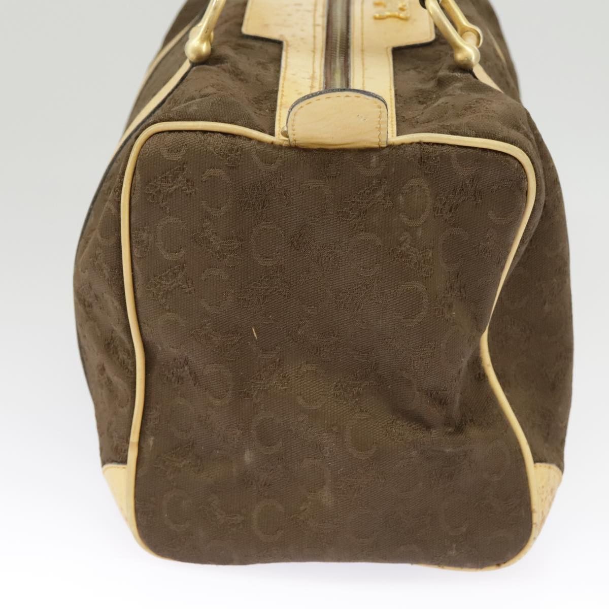 Celine CELINE C Saluki Hand Bag Canvas Brown Size ONE SIZE - 4 Thumbnail