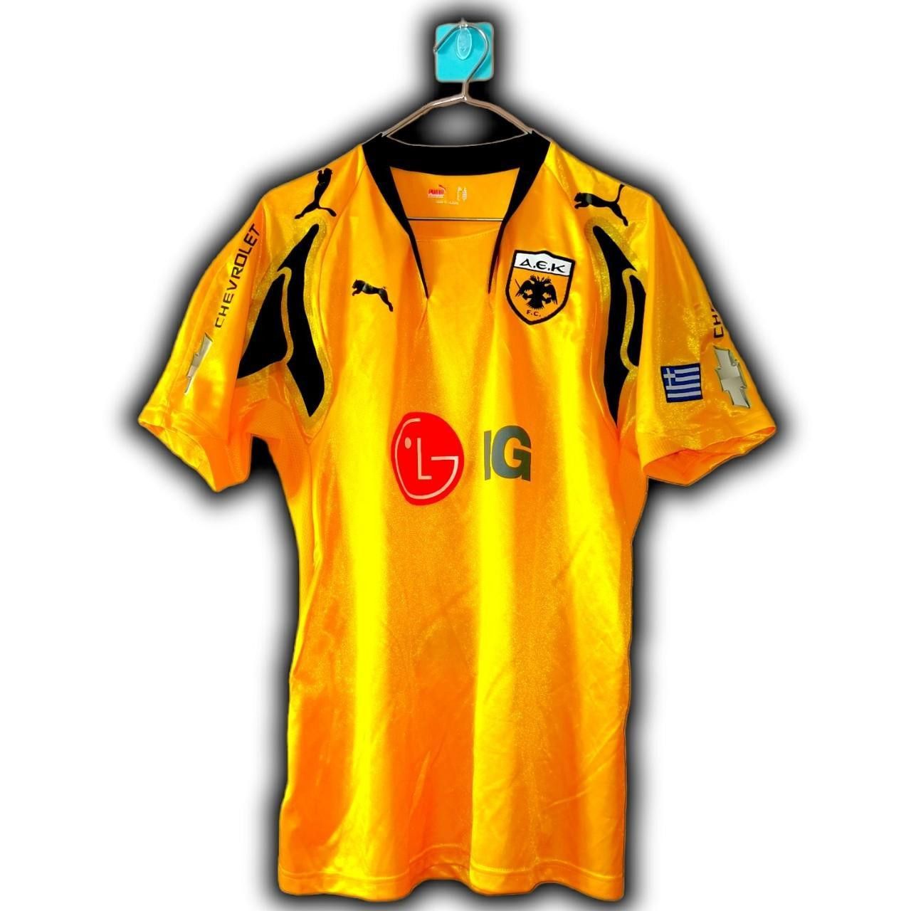 Puma AEK Athens 2007 2008 2009 Home Shirt Jersey Size US M / EU 48-50 / 2 - 2 Thumbnail