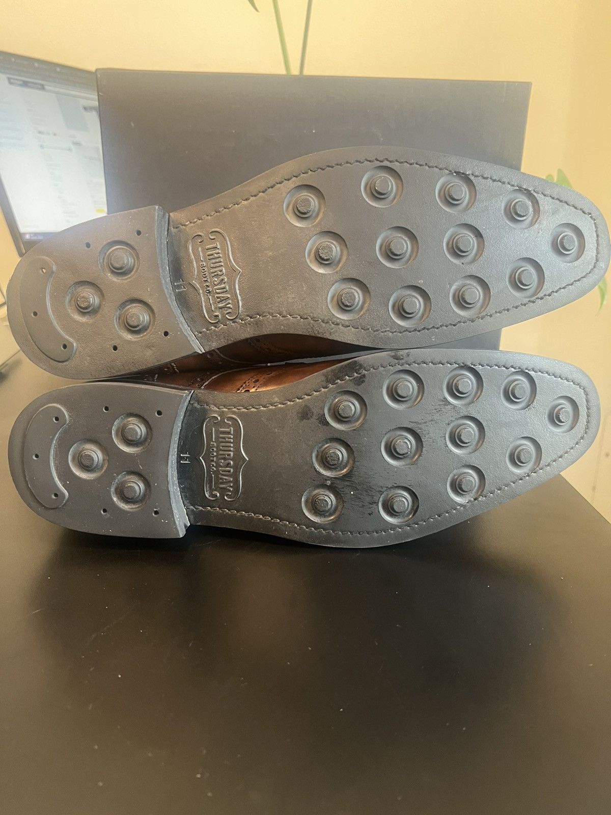 Thursday Boot Company Thursday Boot Co Wingtip Brogue Dress Boots Brown Color 77 Size US 11 / EU 44 - 6 Thumbnail