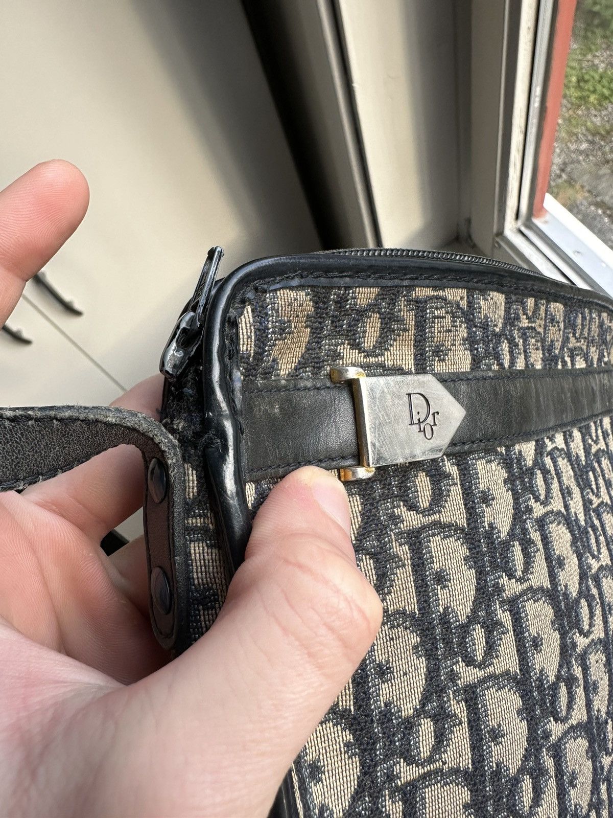 Christian Dior crossbody bag monogram vintage 70s