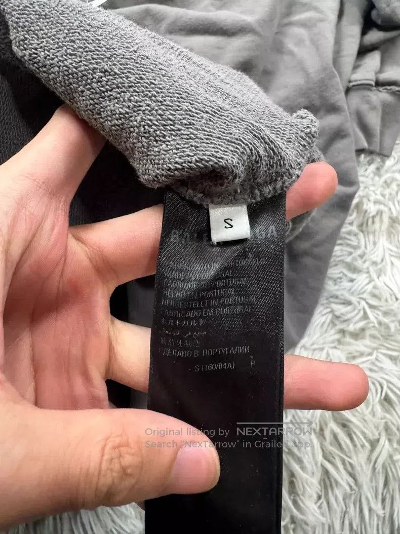 Balenciaga Balenciaga Distressed Gray Coke Hoodie Size US S / EU 44-46 / 1 - 7 Thumbnail