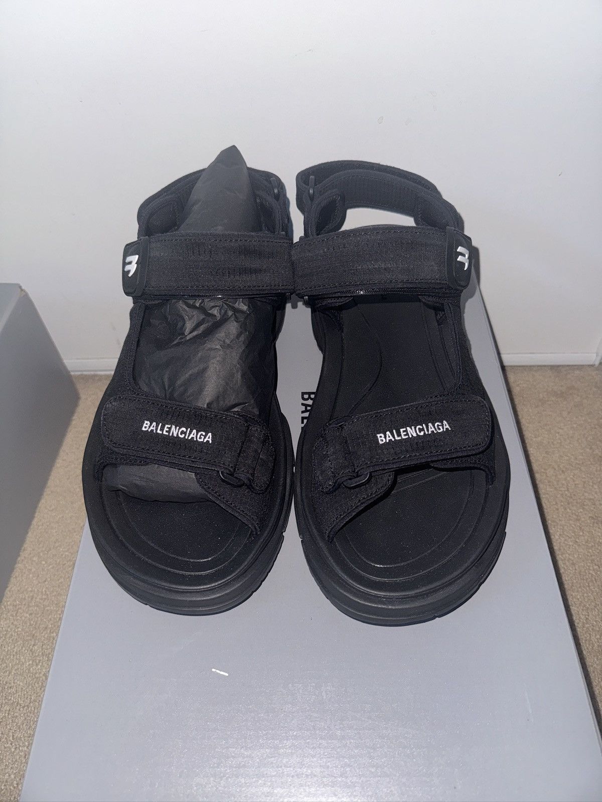 Balenciaga Balenciaga Tourist Rubber Sole Sandal Size US 10 / EU 43 - 1 Thumbnail