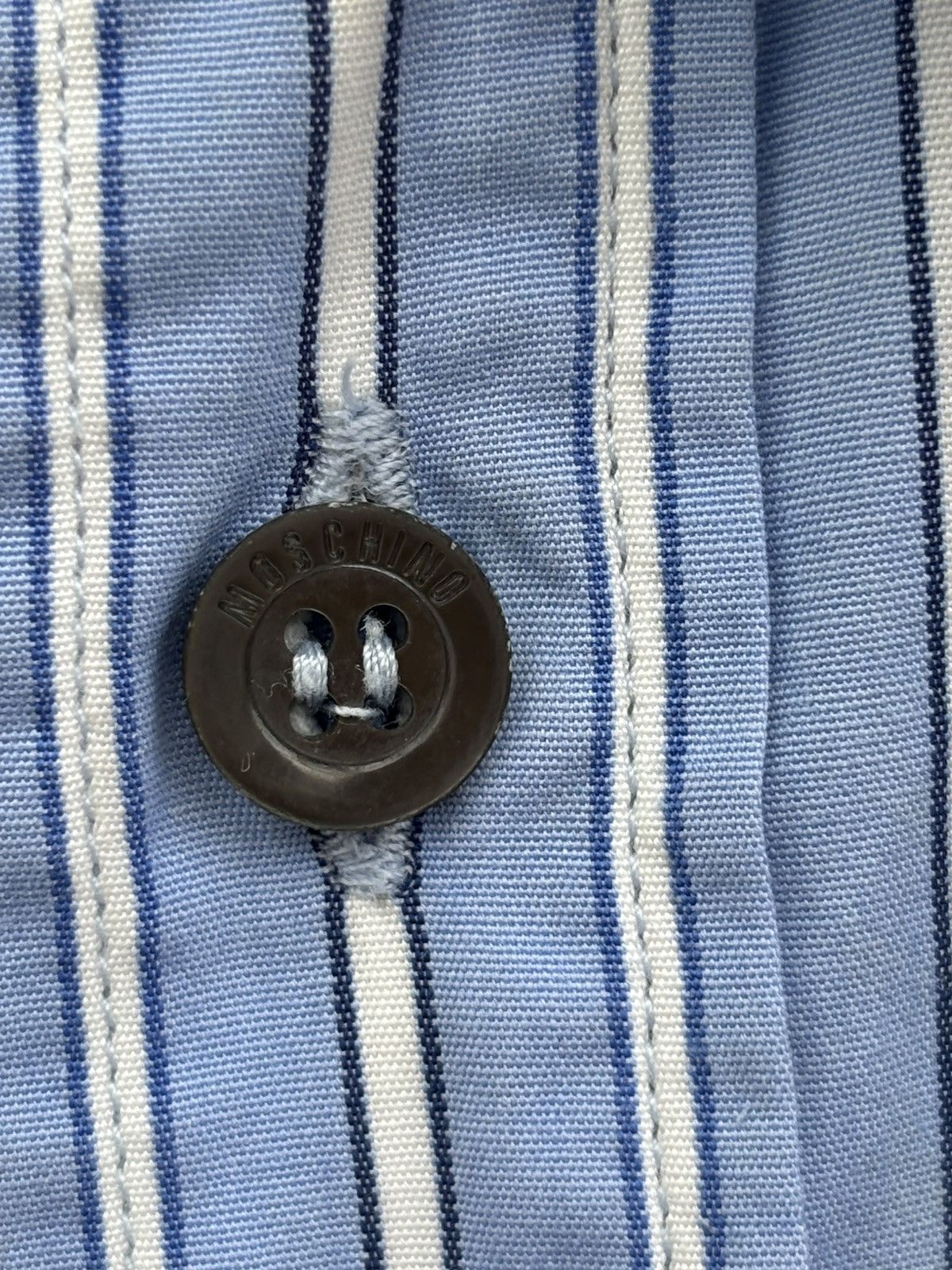 Jeremy Scott Moschino Era Striped Shirt Size US M / EU 48-50 / 2 - 7 Thumbnail