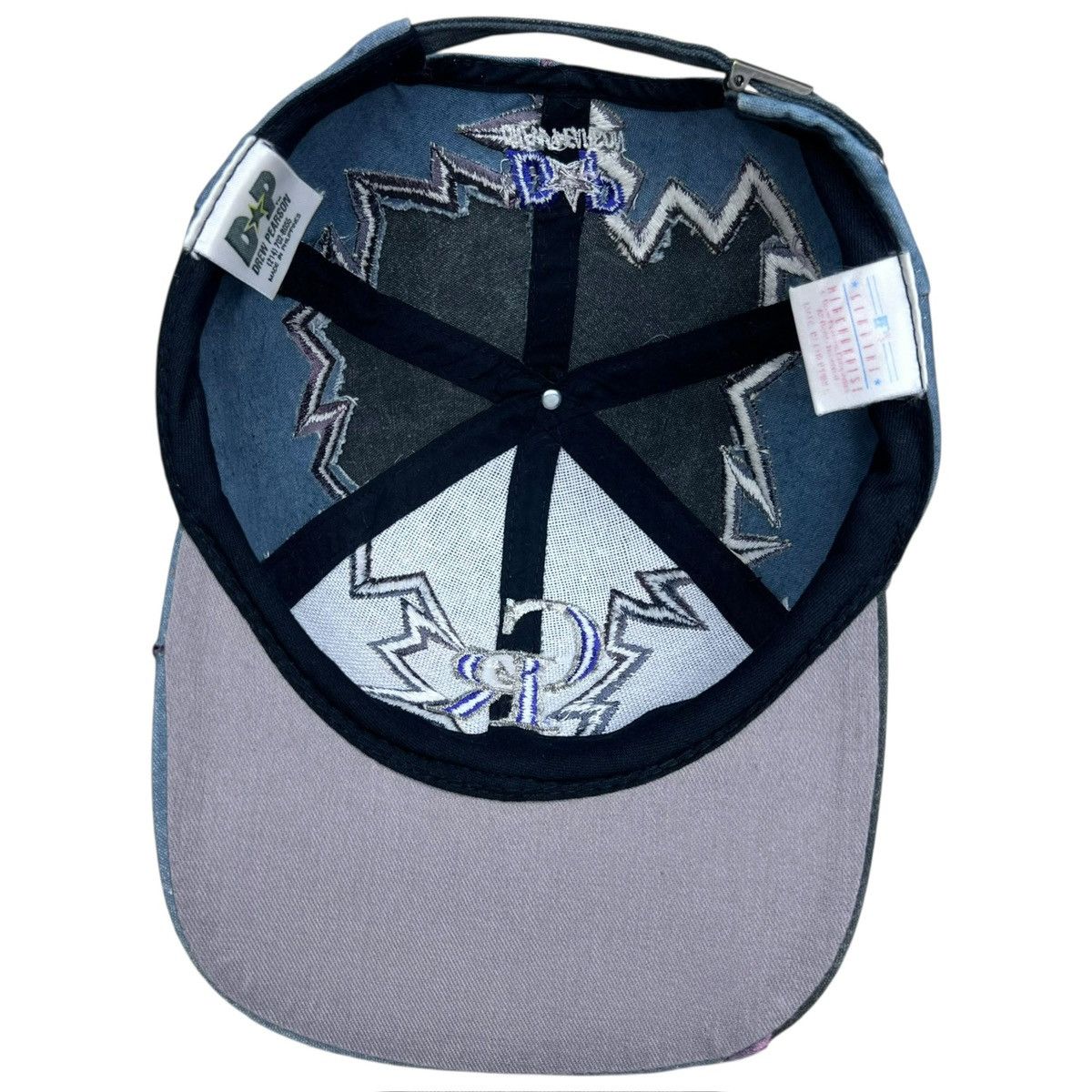 Drew Pearson Vtg 1990s MLB Colorado Rockies Drew Pearson Jagged Edge Hat Size ONE SIZE - 8 Thumbnail