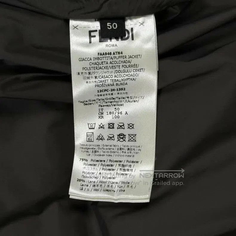Fendi Fendi 24 Monogram All-over Print Down Jacket. Size US XL / EU 56 / 4 - 6 Thumbnail
