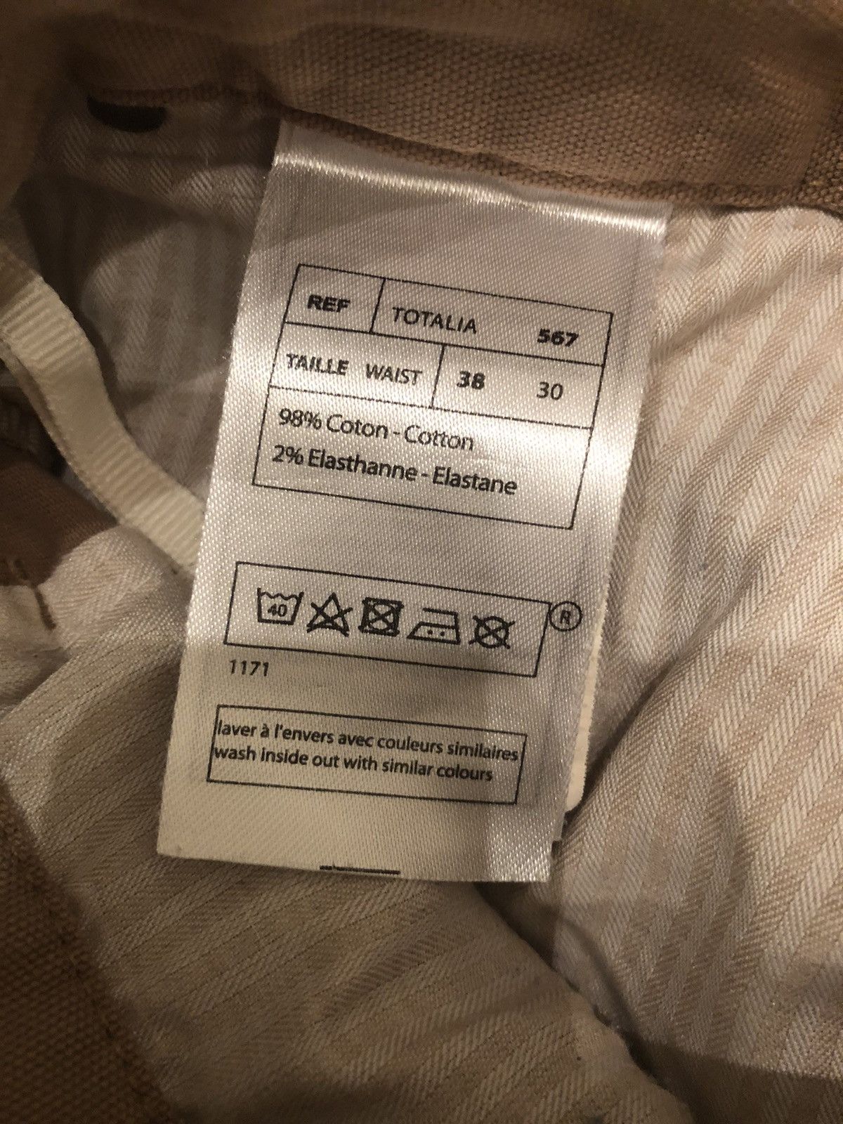 Celio CELIO Brown Chino Khaki Men's Pants Slim Fit Size 30 Size US 30 / EU 46 - 9 Thumbnail