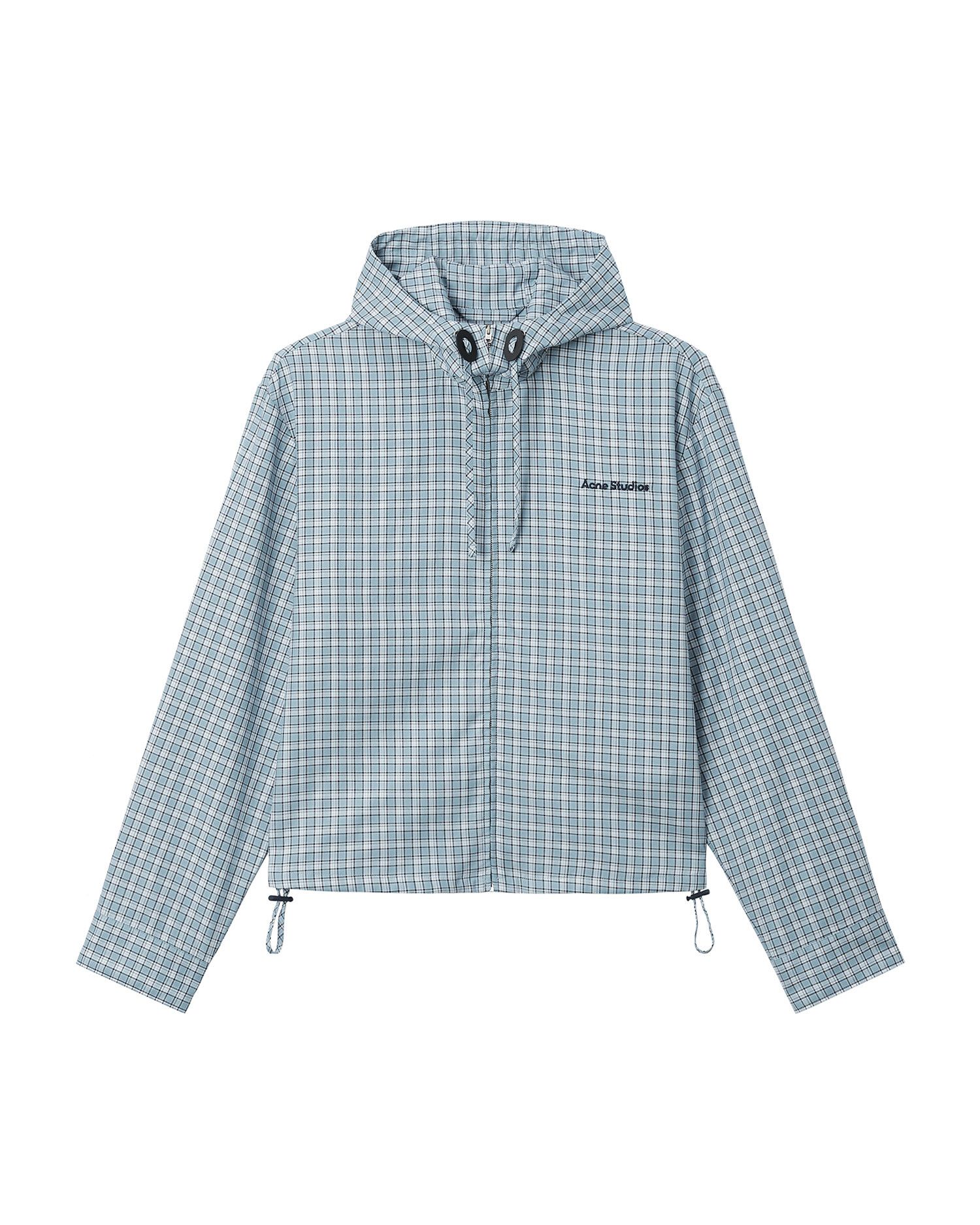 Acne Studios Acne Studios Plaid Hooded Jacket Size L / US 10 / IT 46 - 1 Thumbnail