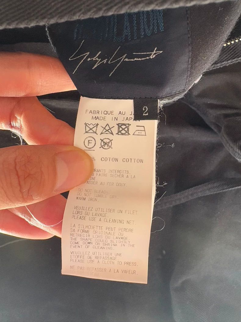 Yohji Yamamoto Yamamoto Black Casual Pants with Drawstring Size US 26 / EU 42 - 5 Thumbnail