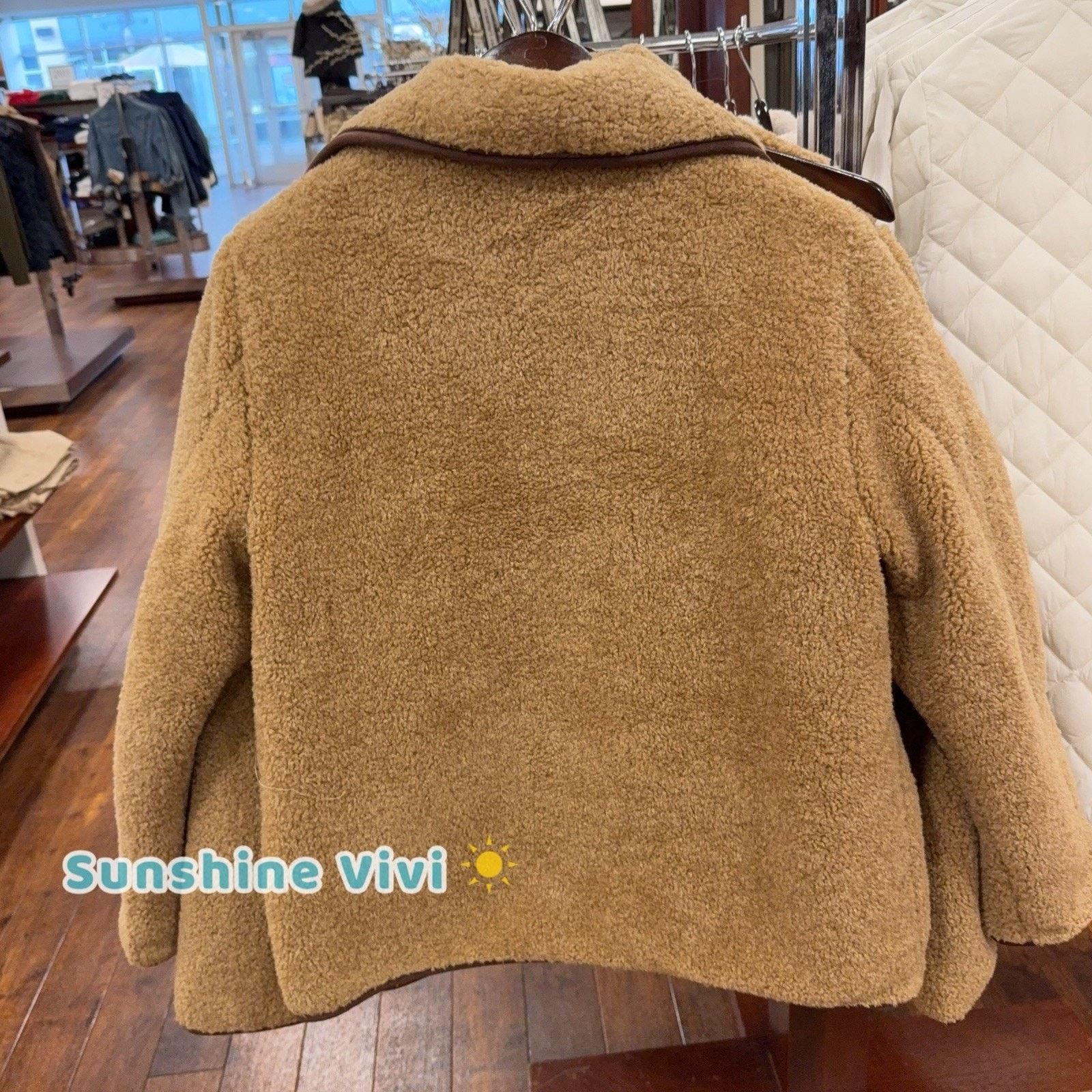 Lauren Ralph Lauren NWT Ralph Lauren Women Faux- Shearling Coat Jacket Camel Size S / US 4 / IT 40 - 5 Thumbnail
