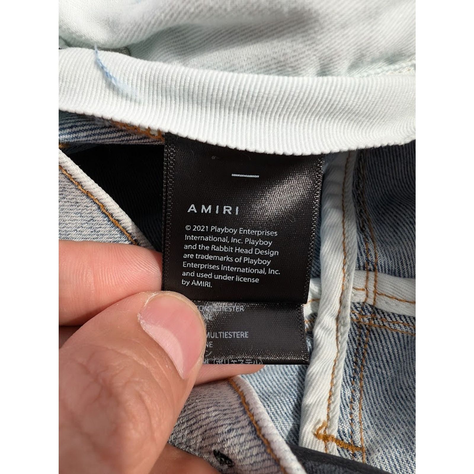 Amiri o1rshd1 Q:2 / Playboy Magazine Jean in LT.Vintage Size US 38 / EU 54 - 19 Thumbnail