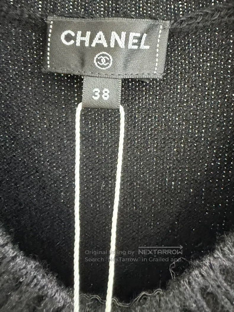 Chanel Chanel Black schoolbag button knitted cardigan coat Size XS / US 0-2 / IT 36-38 - 4 Thumbnail