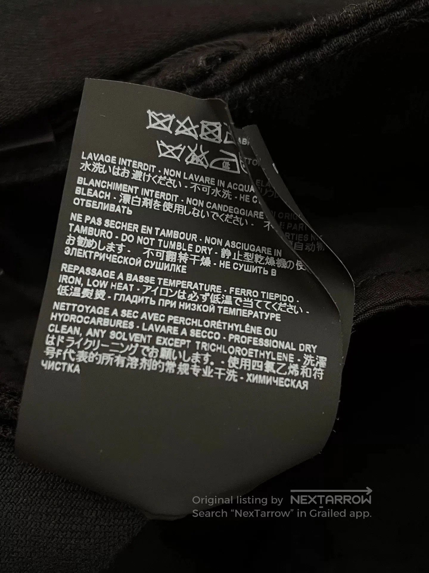 Saint Laurent Paris Saint Laurent D02 Black Jeans. Size US 31 - 8 Thumbnail