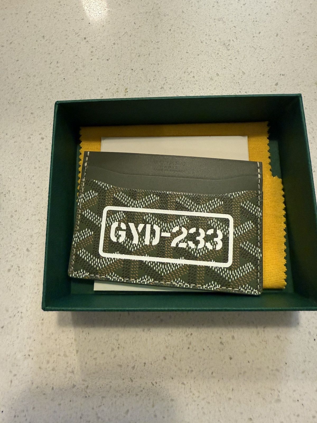 Goyard Goyard Khaki Green Saint Sulpice Cardholder (LIMITED) !!! Size ONE SIZE - 8 Thumbnail