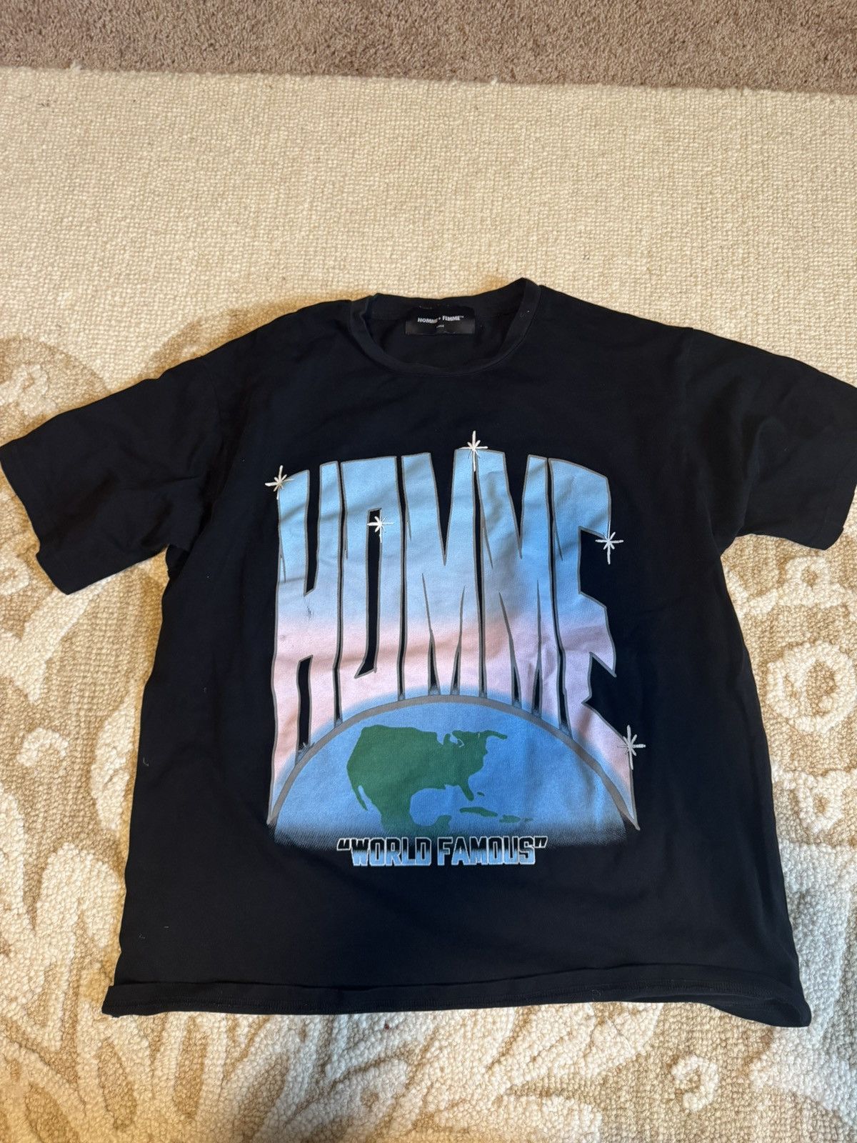 Homme + Femme La Homme Femme World Famous Tee Size US L / EU 52-54 / 3 - 1 Thumbnail