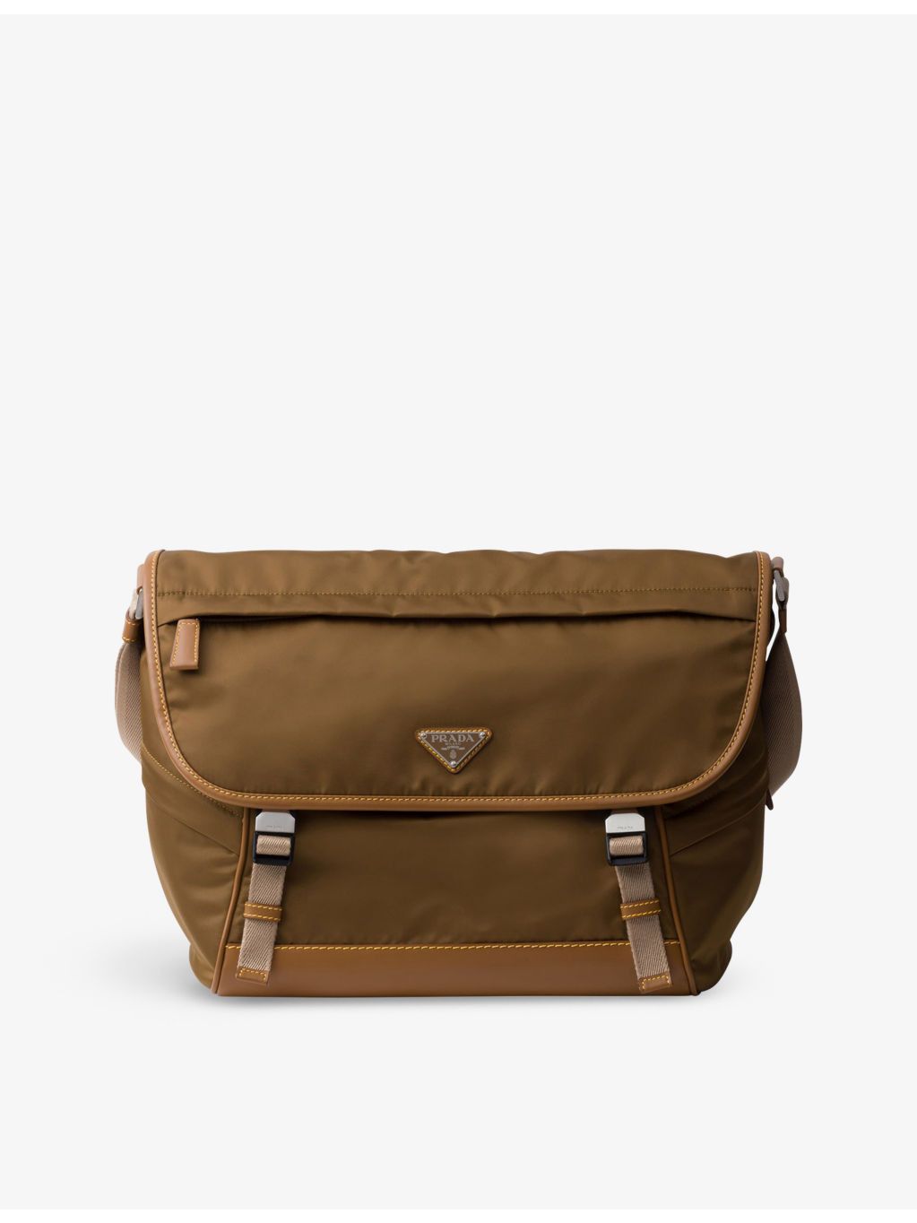 Prada o1bcso1str1025 Size: OS / Nylon Vitello Re-Nylon Bag Brown Size ONE SIZE - 1 Thumbnail
