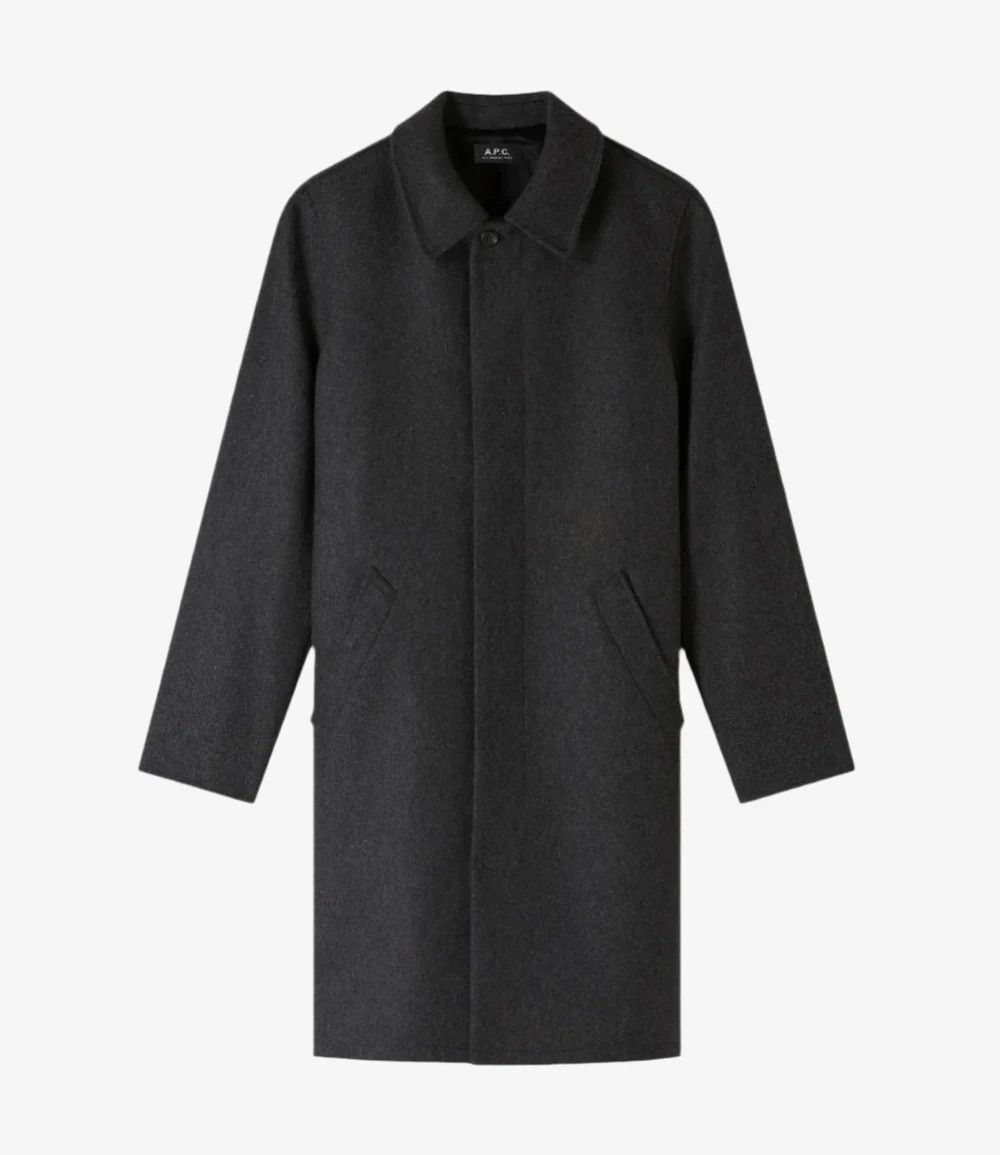 A.P.C. o1mle1125 Auster Mac Heathered Anthracite Parka in Gray Size US M / EU 48-50 / 2 - 1 Thumbnail