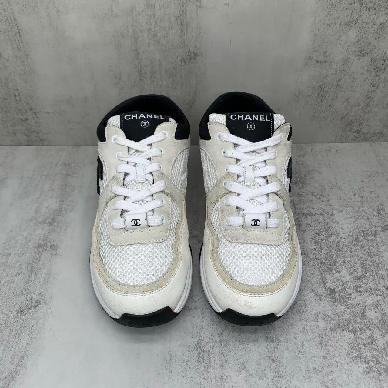 Chanel Chanel CC Sneakers 37 95 New Size US 6.5 / IT 36.5 - 4 Thumbnail