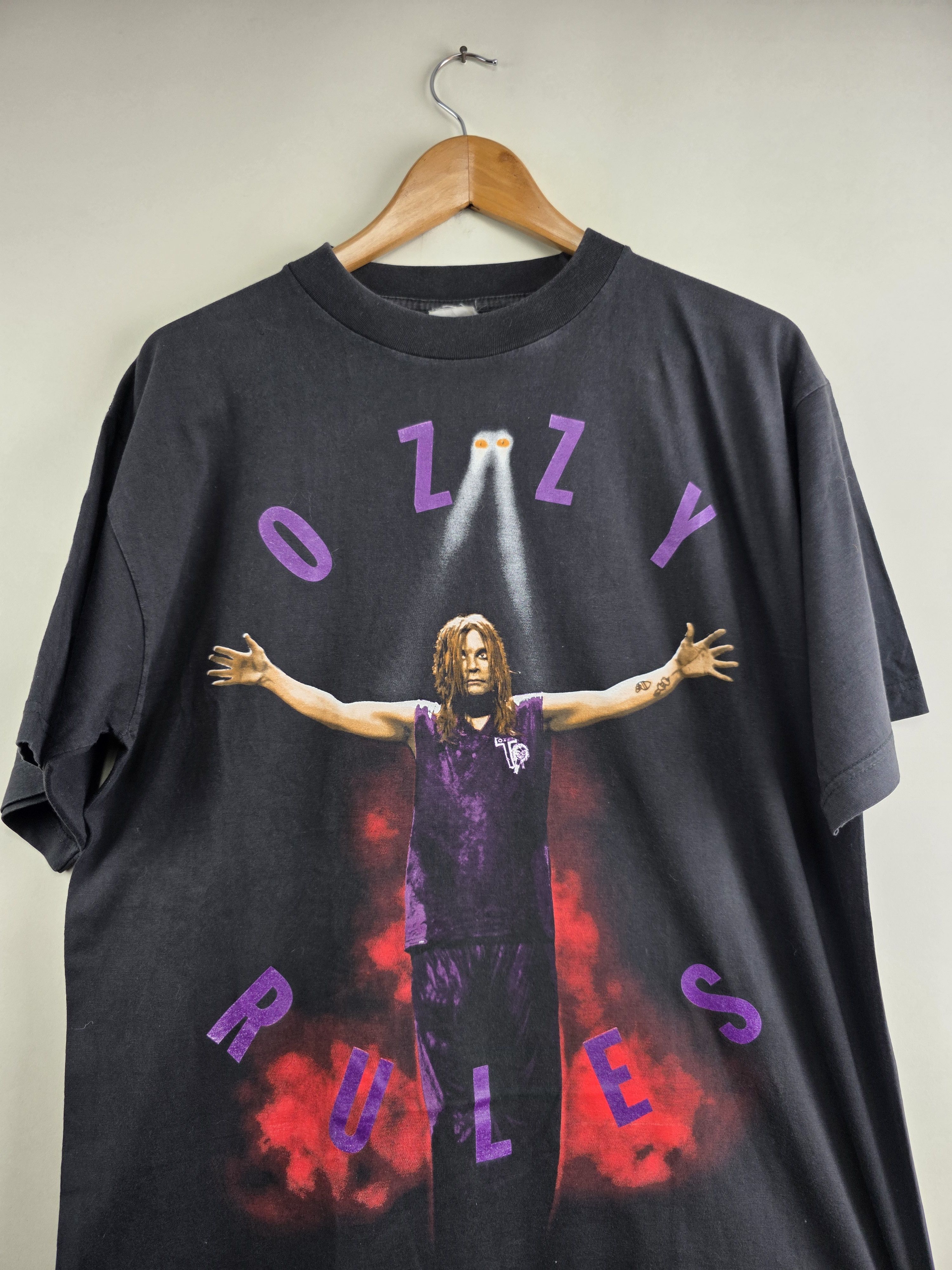 Band Tees × Ozzy Osbourne × Vintage 1996 Ozzy Osbourne Ozzy Rules L 22" 30" Size US L / EU 52-54 / 3 - 2 Thumbnail
