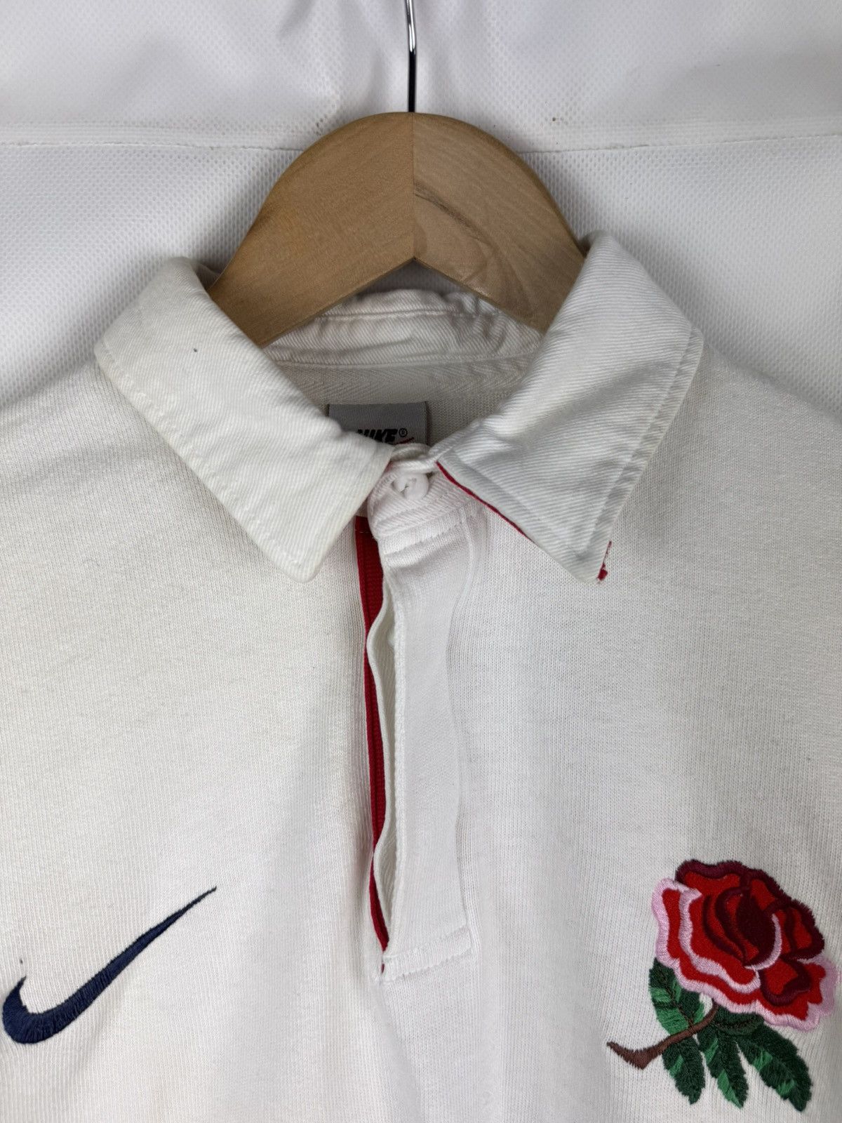 Nike Vintage 1997-99 Nike England Cellnet Long Sleeve Rugby Shirt Size US M / EU 48-50 / 2 - 7 Thumbnail
