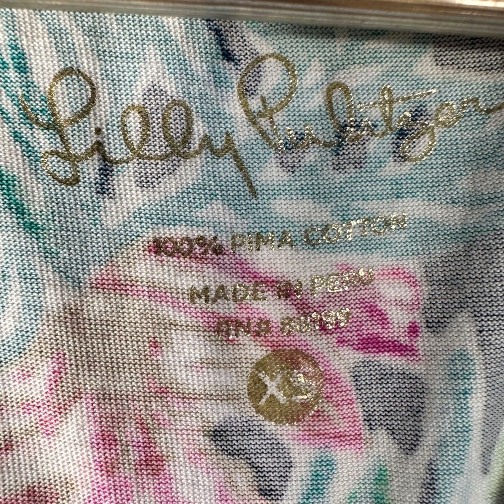 Lilly Pulitzer VINTAGE Lilly Pulitzer Navy Blue Floral Elephant Pima Cotton Sleeveless Shift Dress XS Size XS / US 0-2 / IT 36-38 - 3 Thumbnail