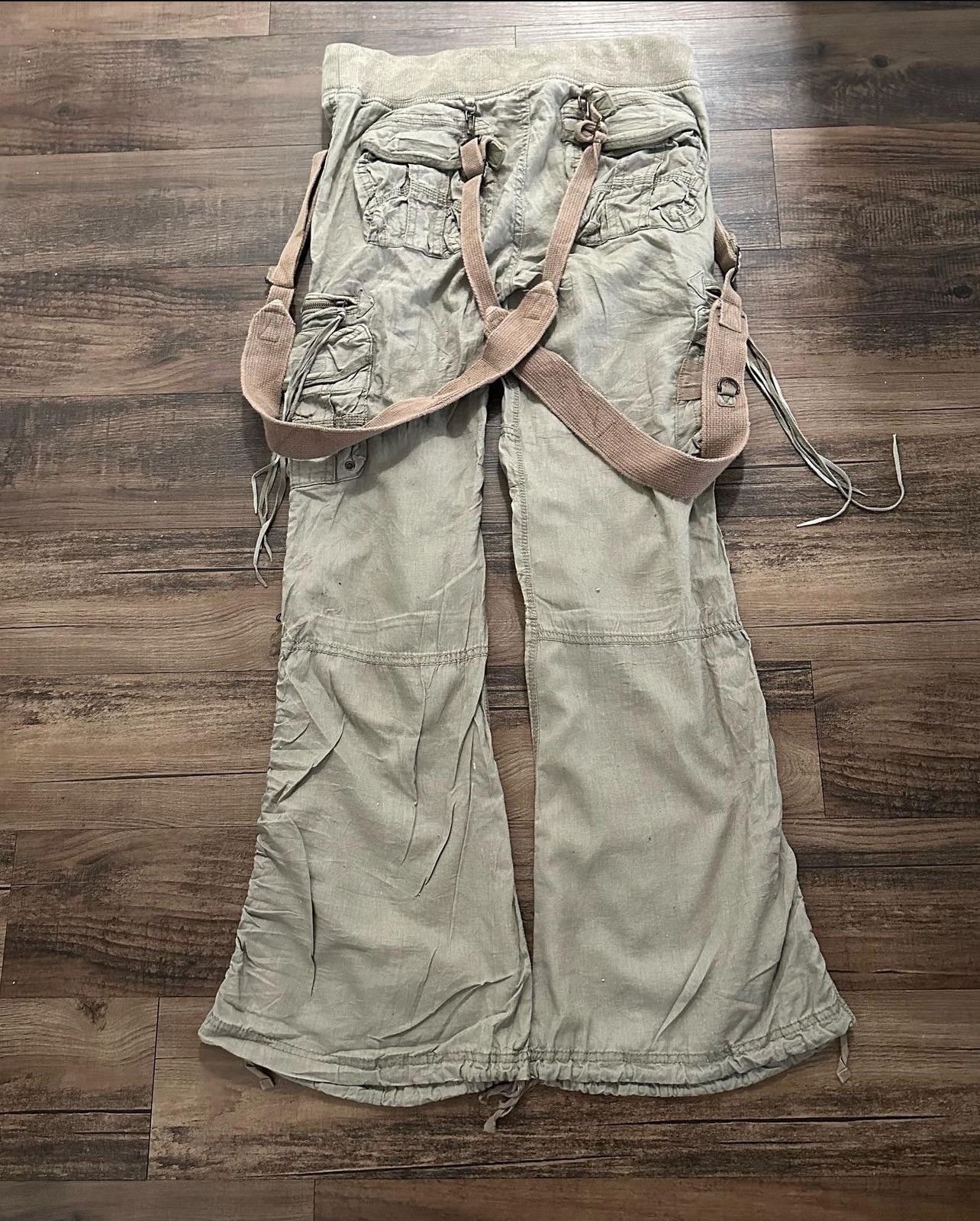 パンツ 00s GOA flared cargo pants Y2K archive Goa Japanese Cargo Pants | TikTok