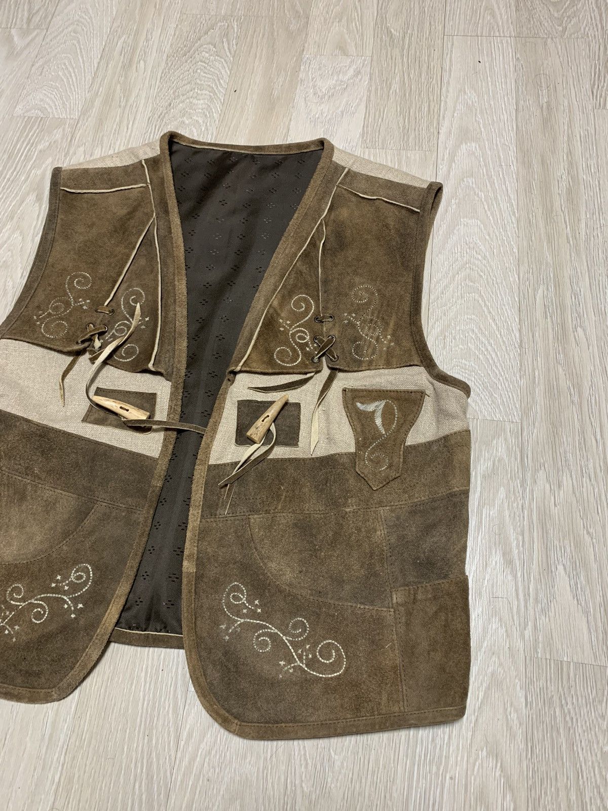 20471120 × Vintage Vintage vest Size US L / EU 52-54 / 3 - 3 Thumbnail