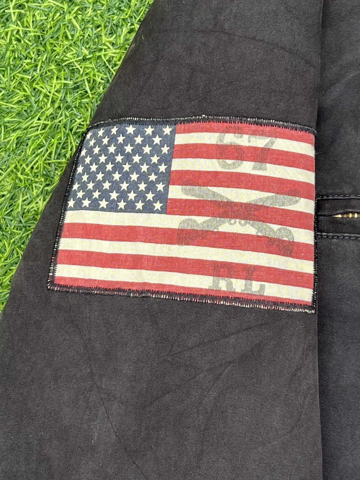 Polo Ralph Lauren Polo Jeans Co. Ralph Lauren "67" Patched Moto Jacket -XL Size US XL / EU 56 / 4 - 4 Thumbnail
