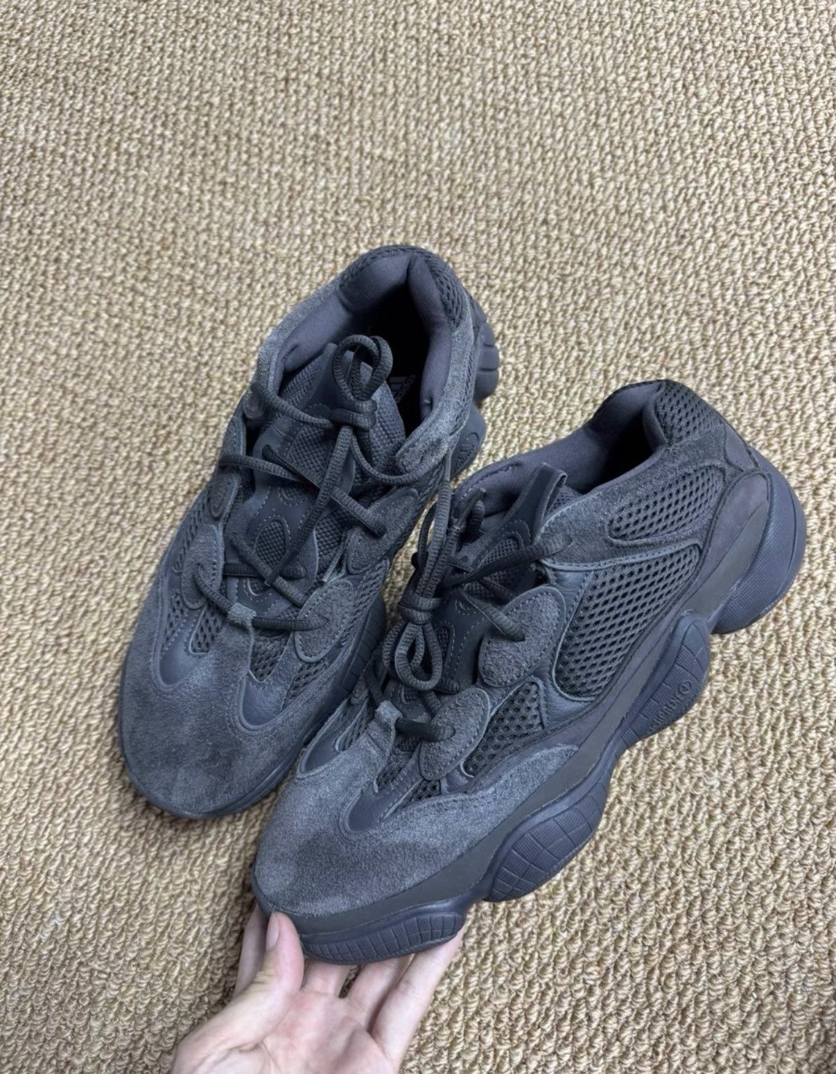 Adidas Adidas Yeezy 500 Utility Black F36640 K37 Size US 10 / EU 43 - 1 Thumbnail