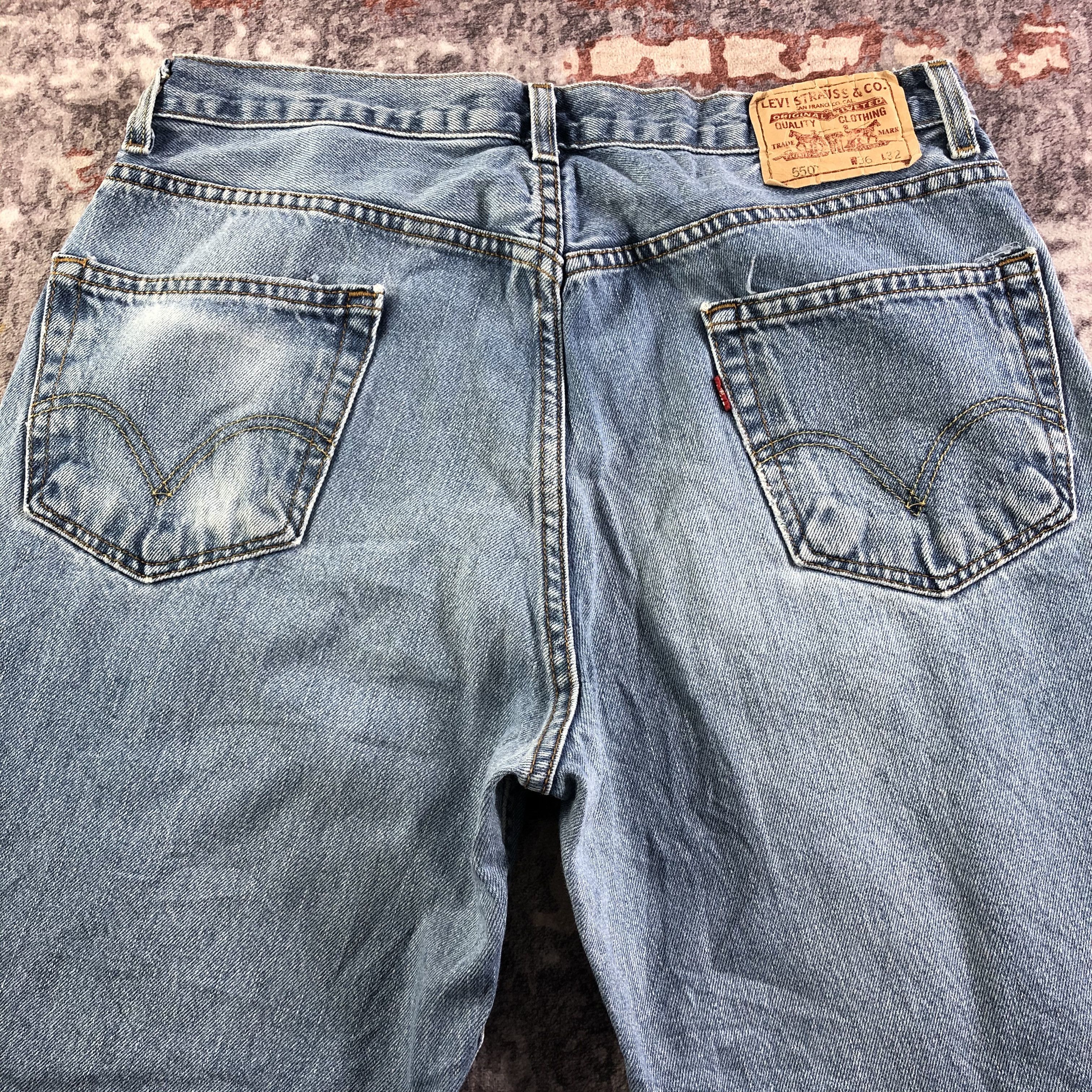 Levi's × Vintage Vintage Blue Wash Levis 550 Jeans-JM3430 Size US 34 / EU 50 - 5 Thumbnail