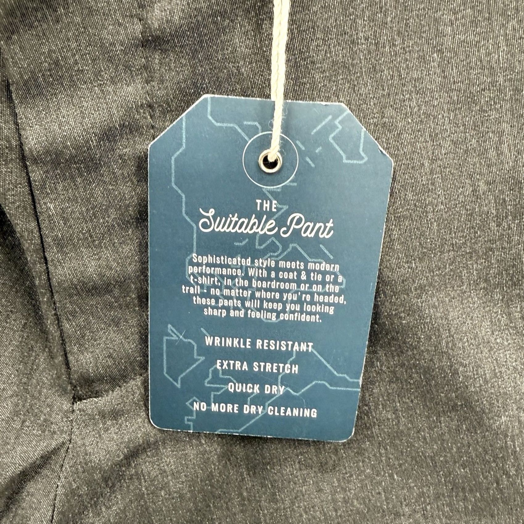 Vintage Journeyman Dress Pants Men 30 Gray Flat Front Regular Inseam 37in Business Office Pants Size US 30 / EU 46 - 4 Thumbnail