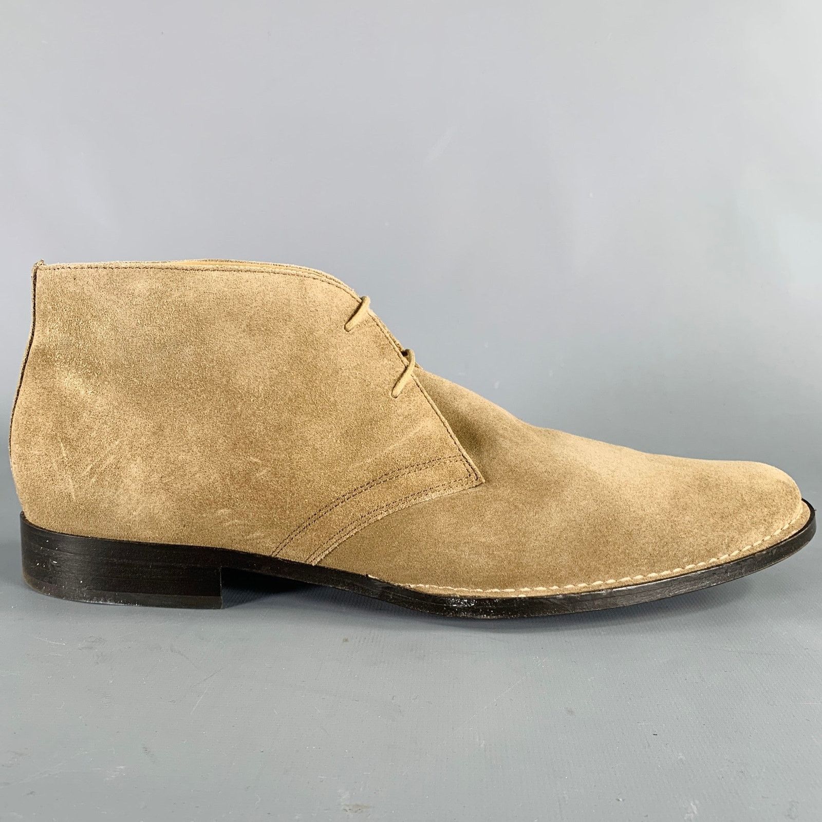 Banana Republic BANANA REPUBLIC Size 9.5 Taupe Suede Lace-Up Boots Size US 9.5 / EU 42-43 - 2 Thumbnail
