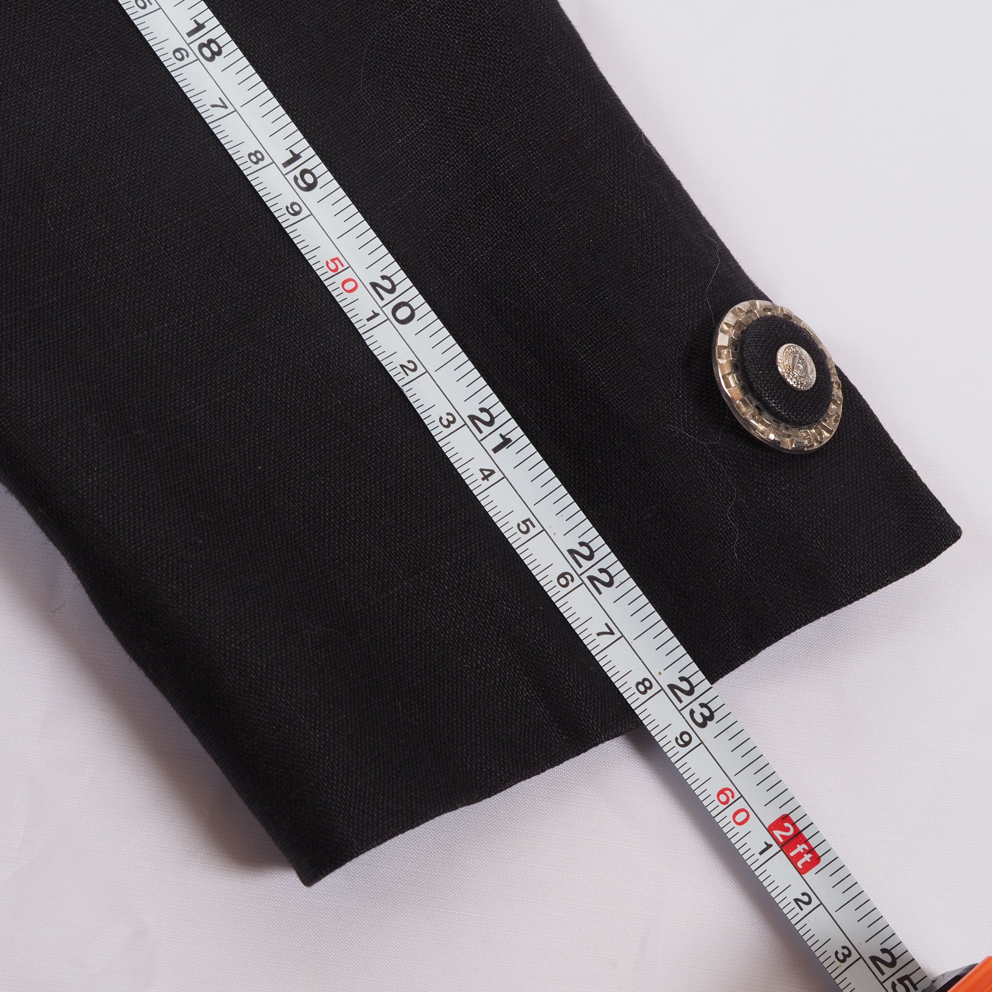 Versace × Vintage GIANNI VERSACE V2 Vintage Black Skirt Blazer Jacket Suit Set Size S / US 4 / IT 40 - 14 Thumbnail