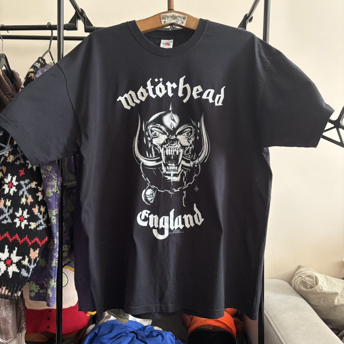 20471120 Vintage Motörhead "England" Snaggletooth T-Shirt 2010 Size US XL / EU 56 / 4 - 1 Thumbnail