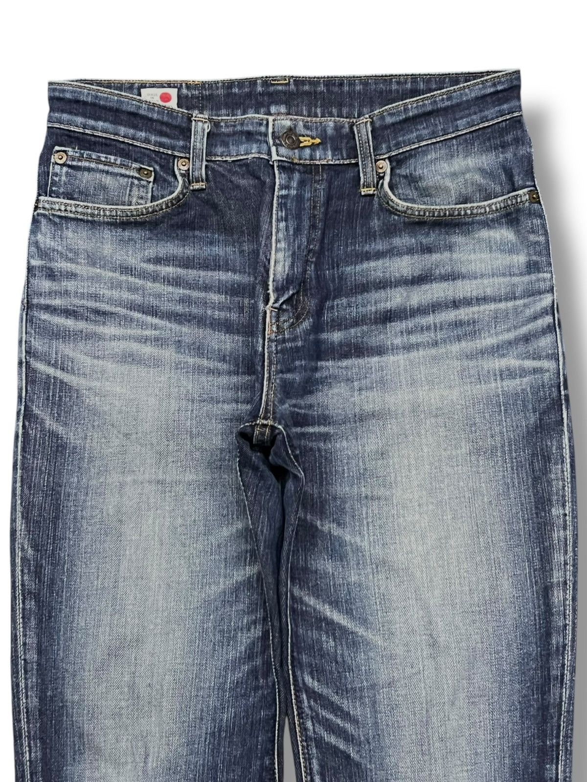 Edwin Vintage Edwin 503 Japan - Faded Wash, Distressed Denim Size US 31 - 4 Thumbnail