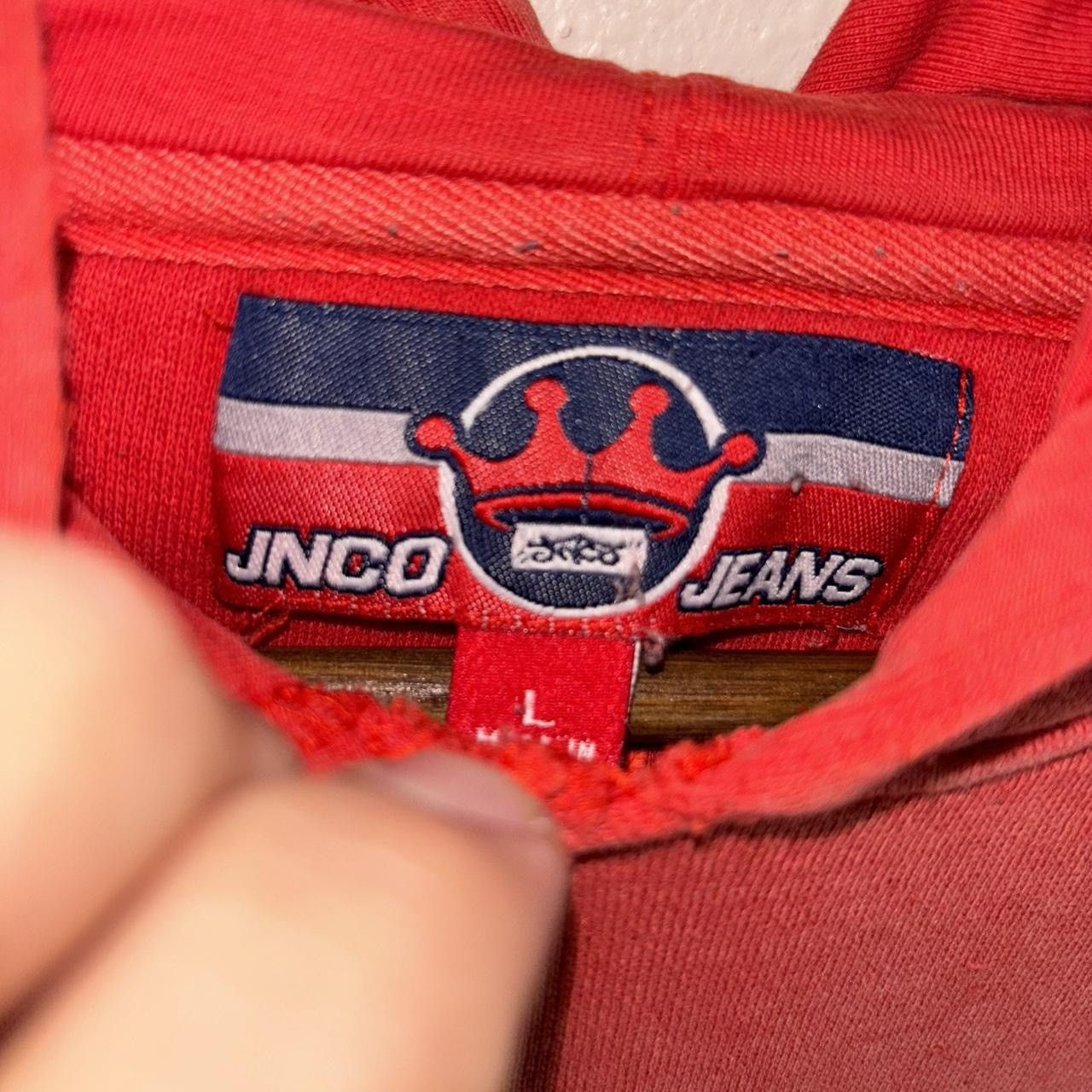 JNCO CRAZY Y2K 90s JNCO HOODIE Adult LARGE Size US L / EU 52-54 / 3 - 5 Thumbnail