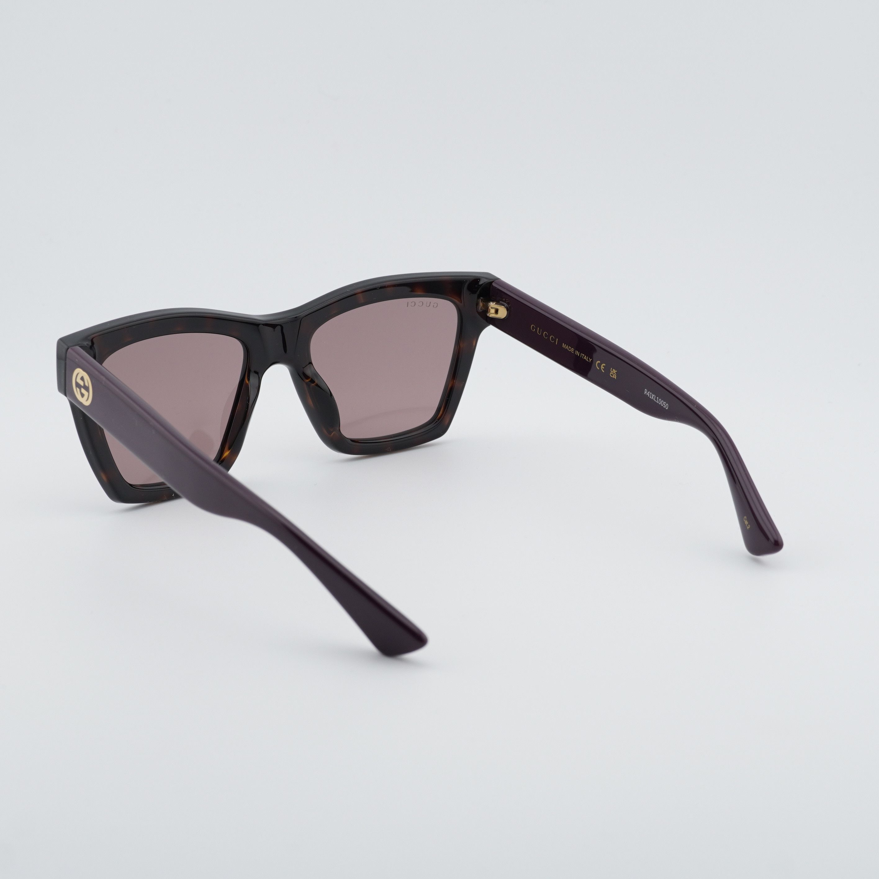 Gucci Gucci GG1714S 007 Sunglasses Havana Square Frame Size ONE SIZE - 11 Thumbnail