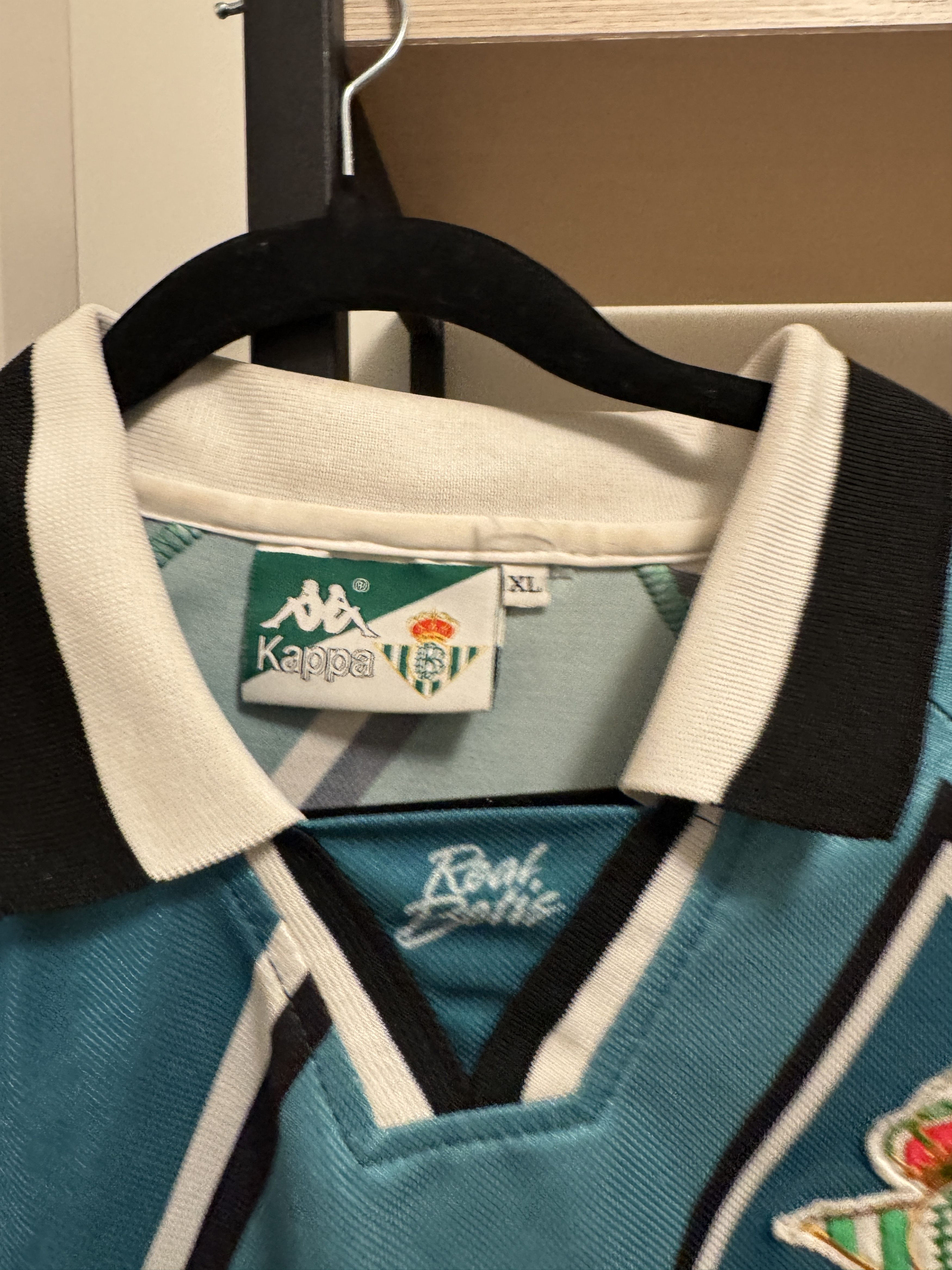 Kappa REAL BETIS 1997 KAPPA AWAY SOCCER JERSEY FOOTBALL KIT Size US XL / EU 56 / 4 - 5 Thumbnail