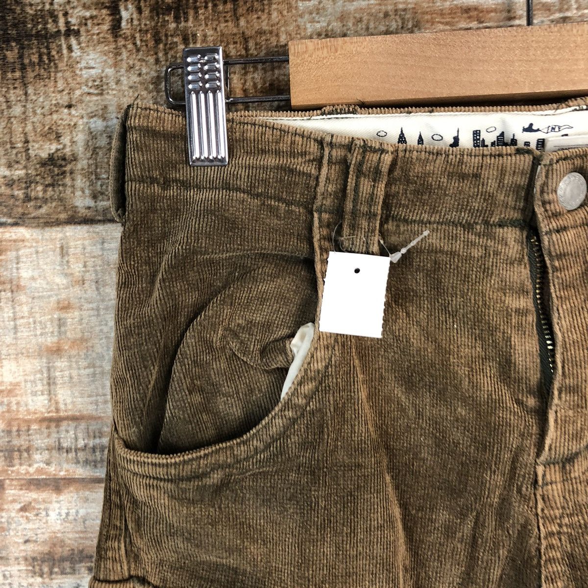 Japanese Brand DLL Back Number Brown Cargo Multipocket Pants #C223 Size 25" / US 0 / IT 36 - 7 Thumbnail