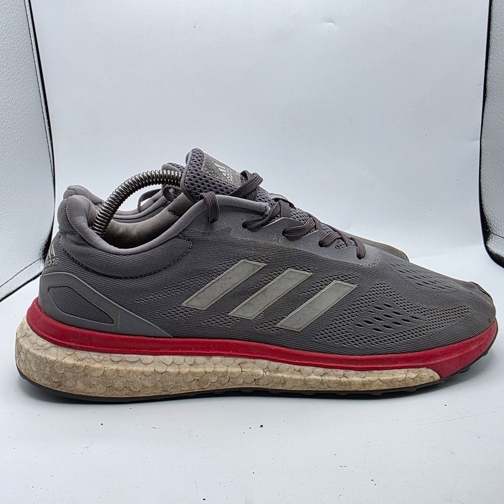 Adidas Adidas Sonic Drive Mens Size 10 Gray Scarlet Shoes Athletic Size US 10 / EU 43 - 12 Thumbnail