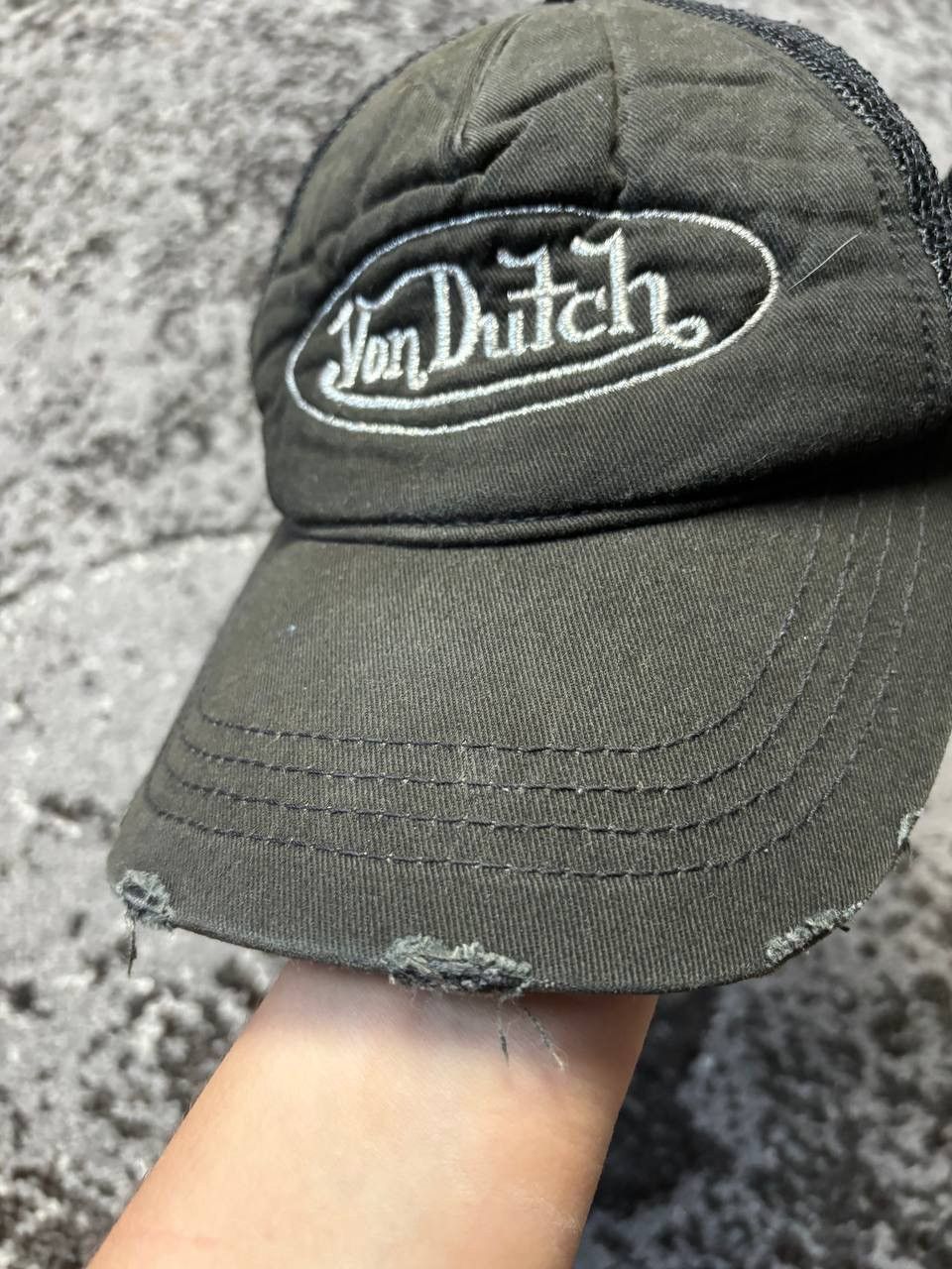 Japanese Brand × Vintage Vintage Y2K Von Dutch Faded Tracker Cap Size ONE SIZE - 3 Thumbnail