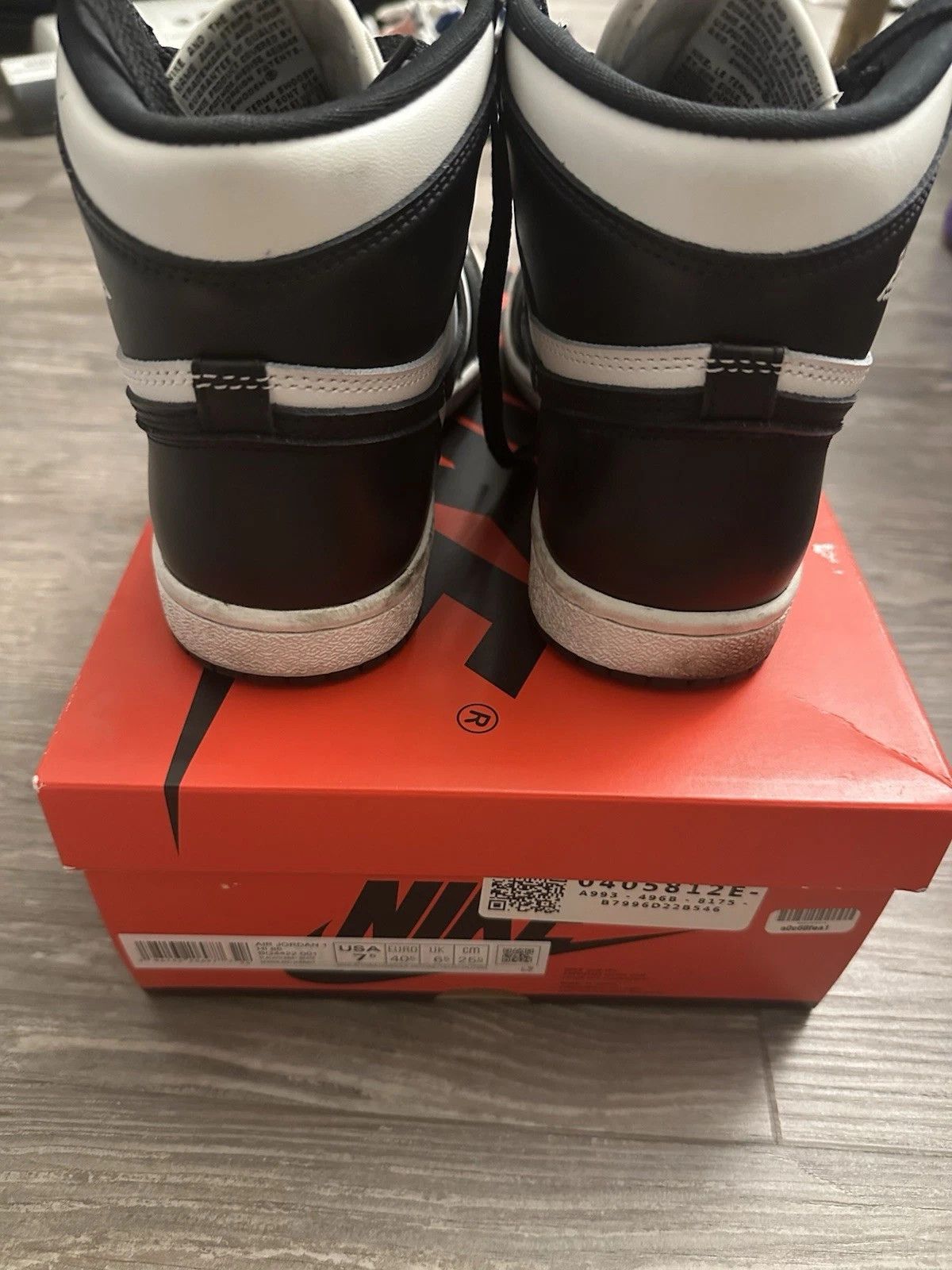 Jordan Brand Jordan 1 Retro 85 OG High Black White Size 7.5 Men’s Size US 7.5 / EU 40-41 - 2 Thumbnail
