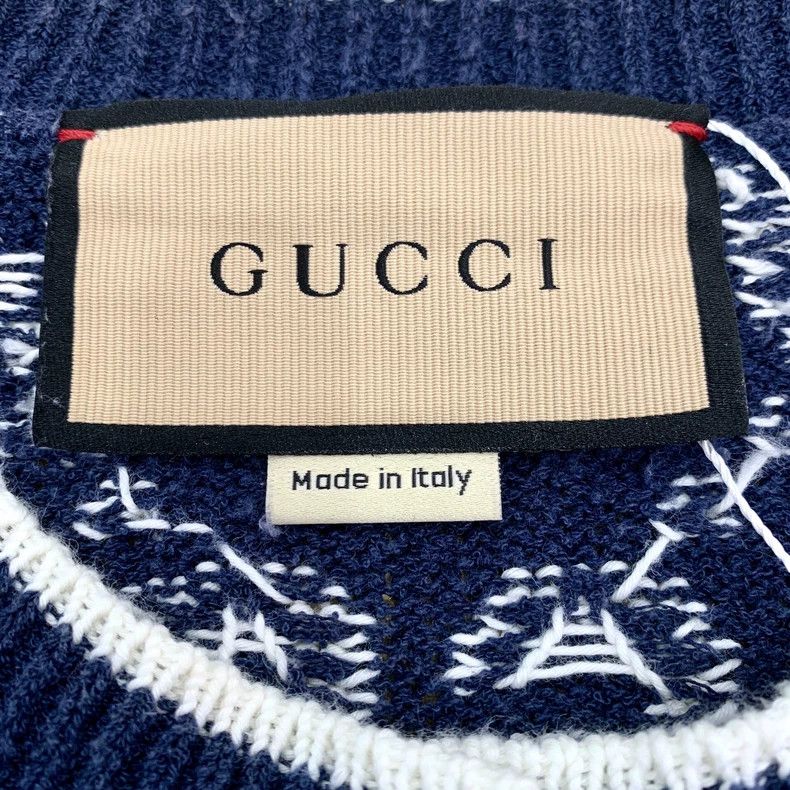 Gucci Gucci Dark blue logo double G full print single-breasted co Size US M / EU 48-50 / 2 - 5 Thumbnail