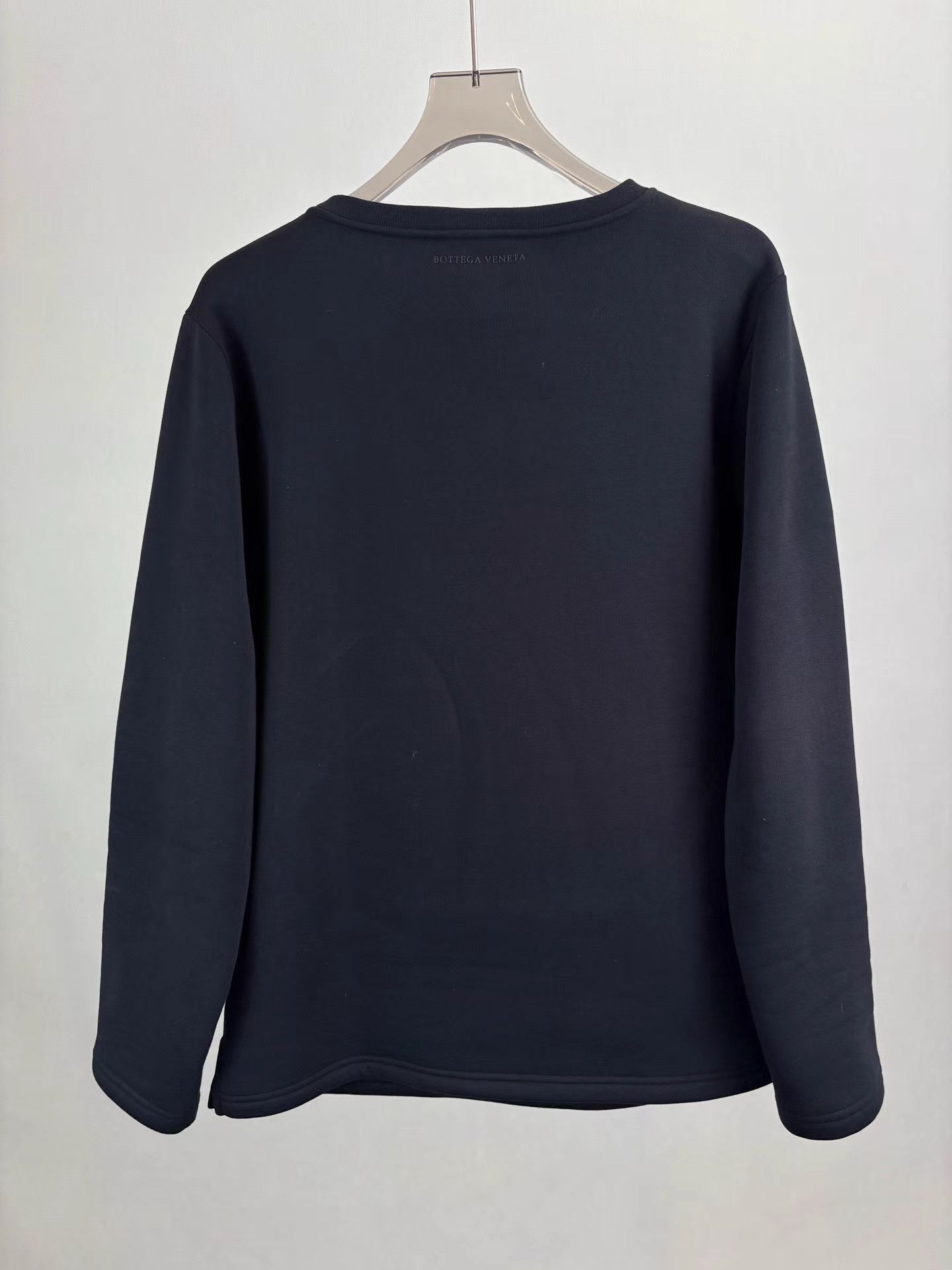 Bottega Veneta Bottega Veneta Black Embossed Long Sleeve Sweatshirt K1 Size US L / EU 52-54 / 3 - 2 Thumbnail