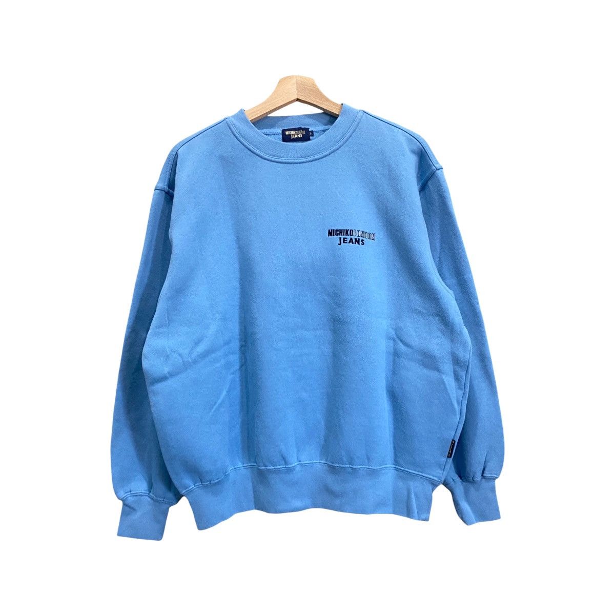Michiko Koshino London Vintage 90s Michiko London Jeans Embroidered Logo Sweatshirt Size US L / EU 52-54 / 3 - 2 Thumbnail