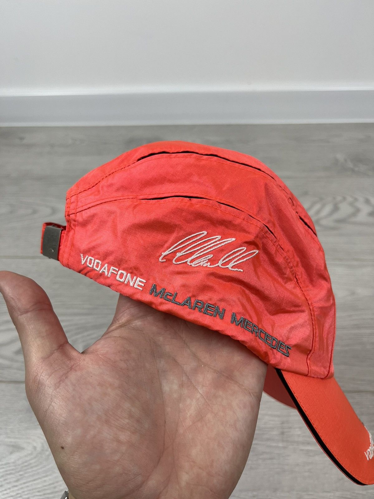 Mercedes-Benz Mercedes McLaren Vodafone Vintage Racing Team Nylon Cap Size ONE SIZE - 9 Thumbnail