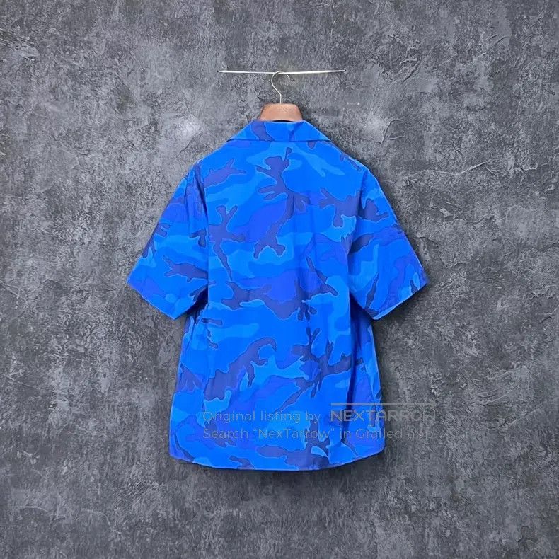 Valentino Valentino Camouflage cotton short-sleeved shirt Size US S / EU 44-46 / 1 - 2 Thumbnail