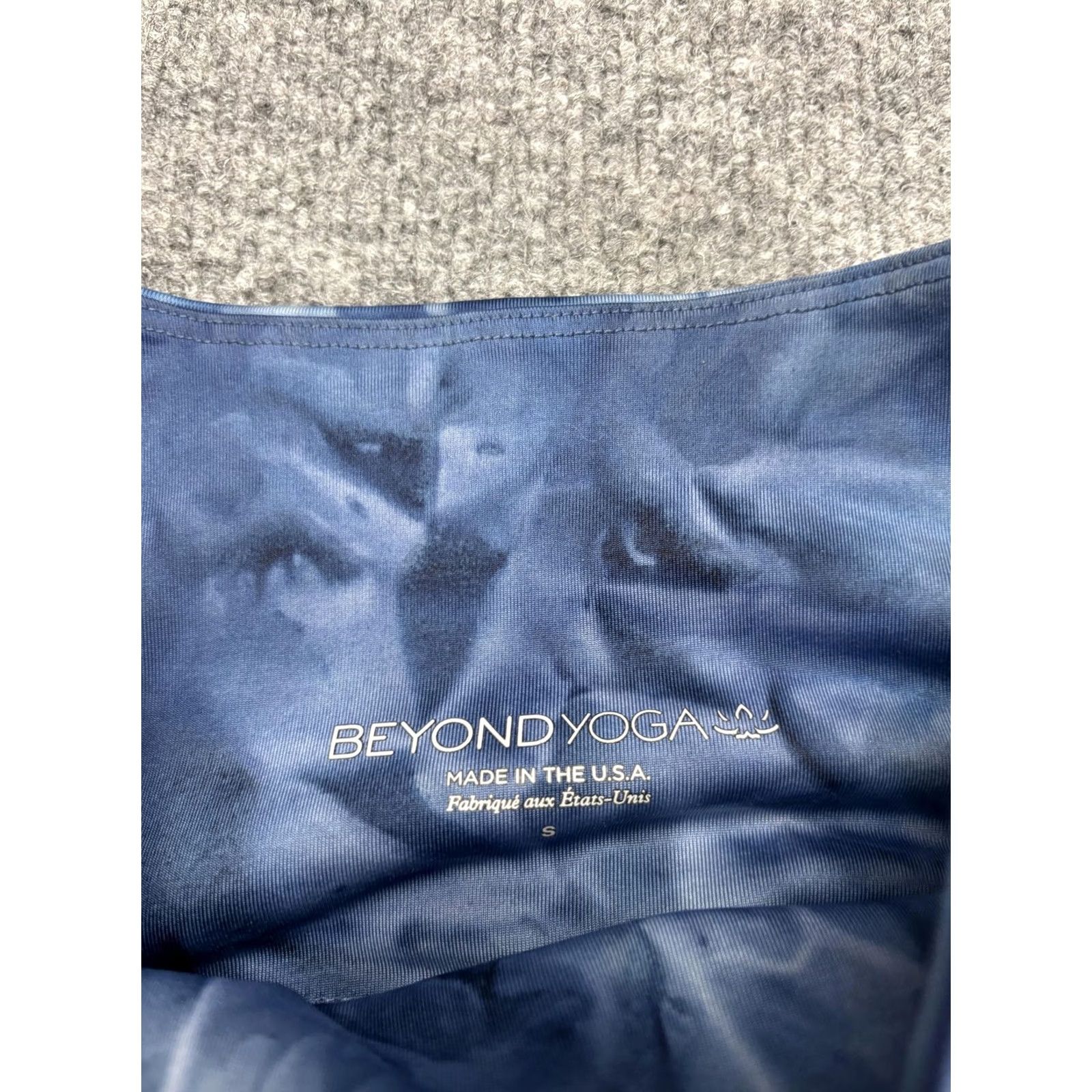 Beyond Yoga Beyond Yoga Leggings Womens S Blue Tie Dye High Rise Ankle Yoga Pants Made USA Size 28" / US 6 / IT 42 - 2 Thumbnail