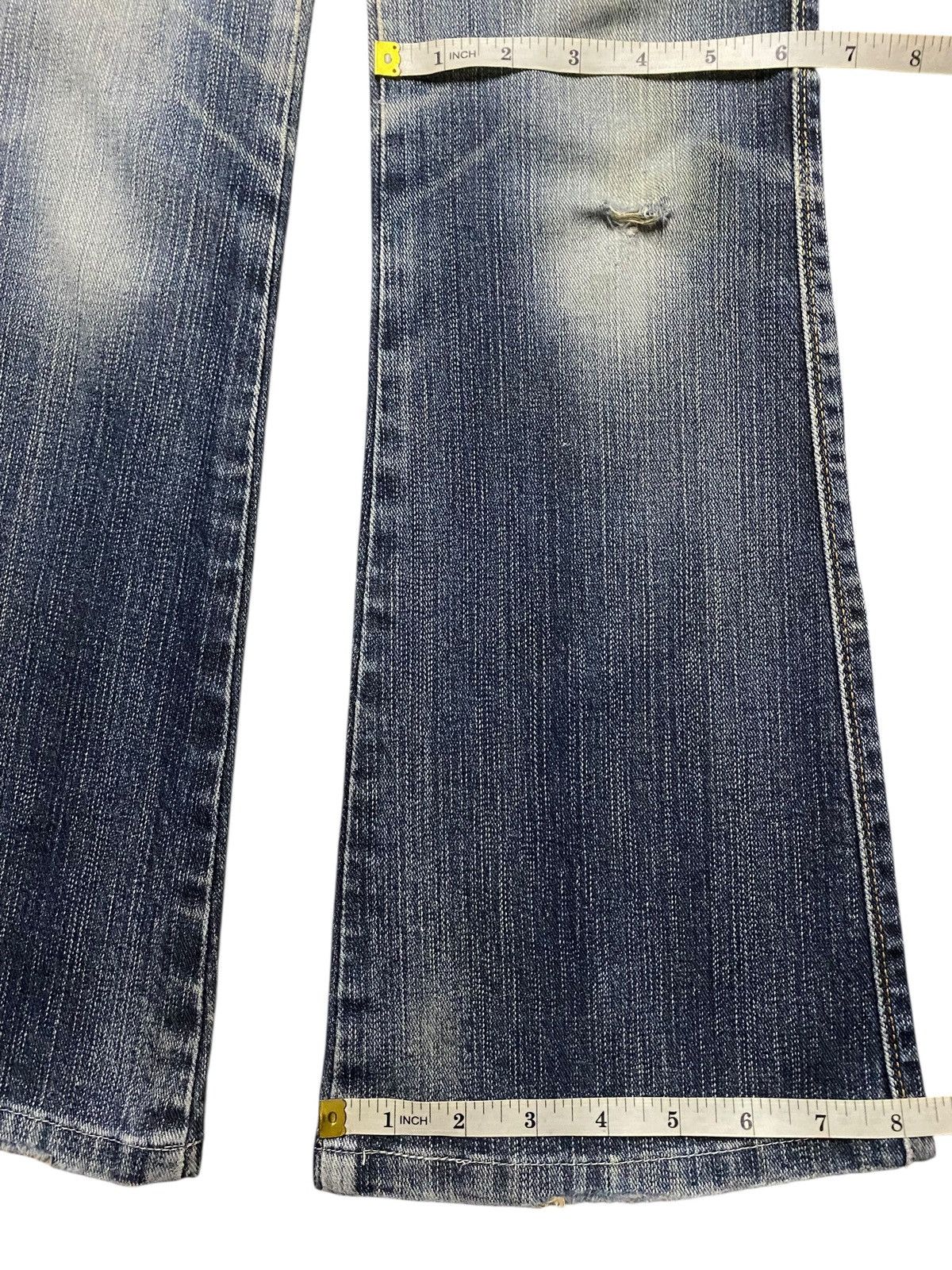 Edwin Vintage Edwin Vienus Jeans Flare Denim Size 27" / US 4 / IT 40 - 20 Thumbnail